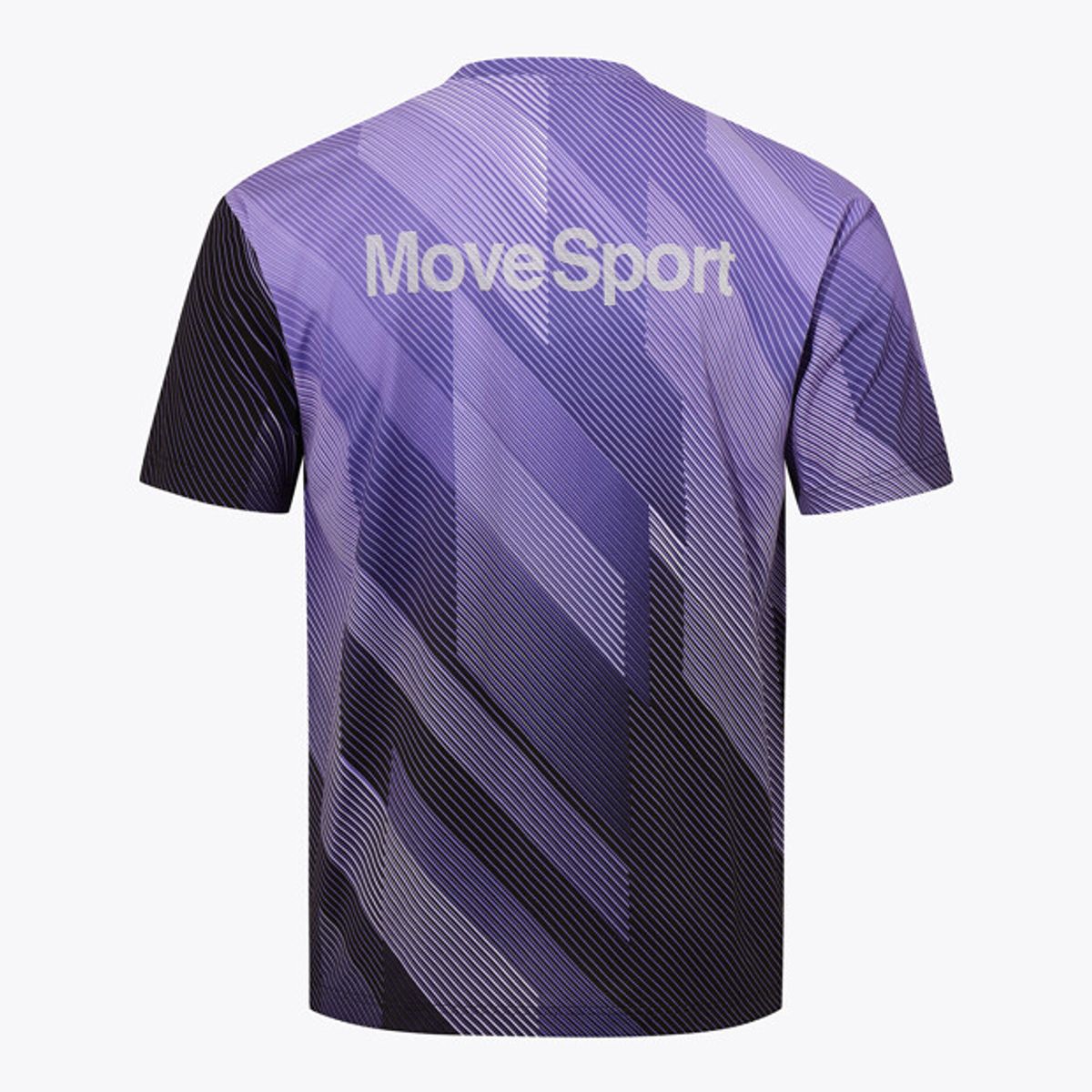 무브스포츠 바이 데상트(MOVESPORT BY DESCENTE) 랠리 스타디움 오버핏 반팔 티셔츠 퍼플 VS121ETS14