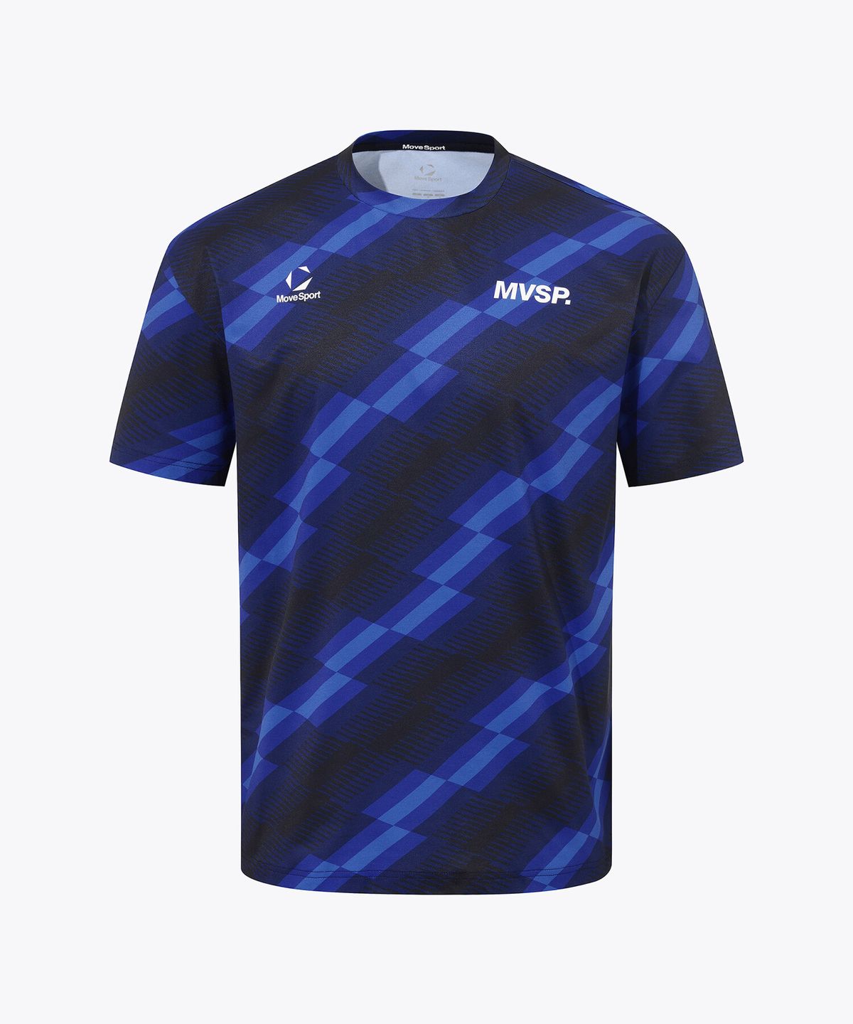 무브스포츠 바이 데상트(MOVESPORT BY DESCENTE) 랠리 스타디움 오버핏 반팔 티셔츠 네이비 VS121ETS14