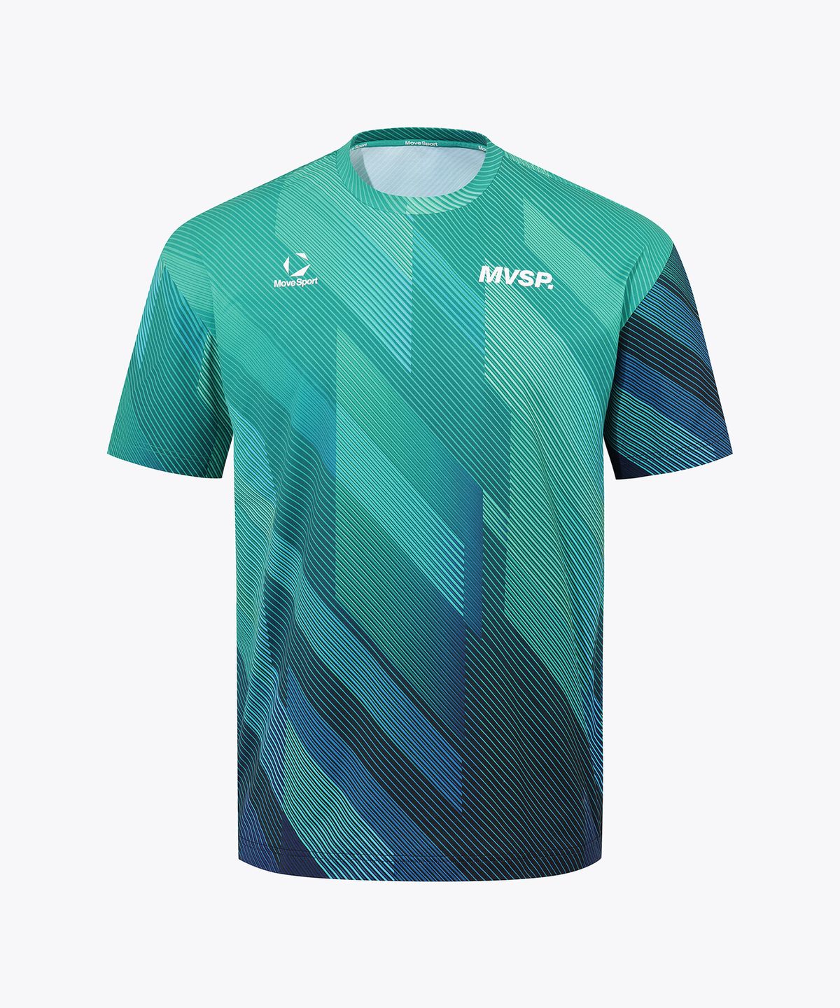 무브스포츠 바이 데상트(MOVESPORT BY DESCENTE) 랠리 스타디움 오버핏 반팔 티셔츠 민트 VS121ETS14