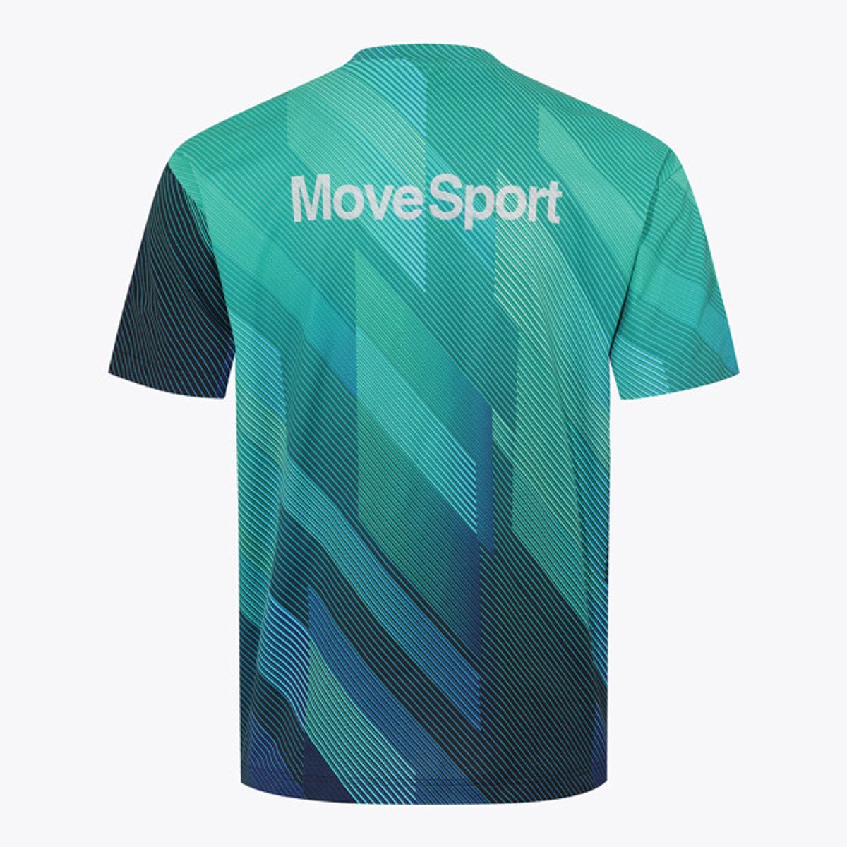 무브스포츠 바이 데상트(MOVESPORT BY DESCENTE) 랠리 스타디움 오버핏 반팔 티셔츠 민트 VS121ETS14