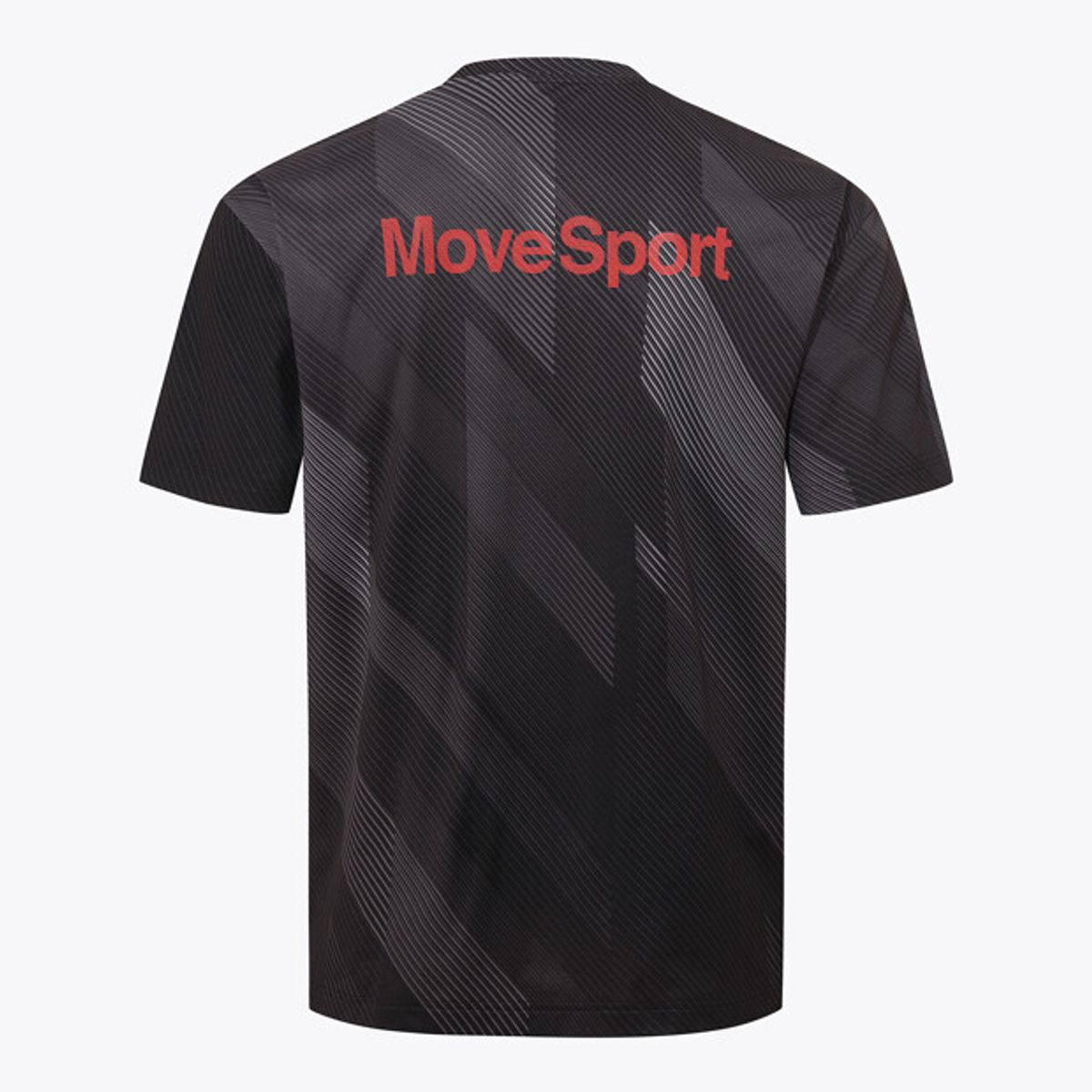 무브스포츠 바이 데상트(MOVESPORT BY DESCENTE) 랠리 스타디움 오버핏 반팔 티셔츠 블랙 VS121ETS14