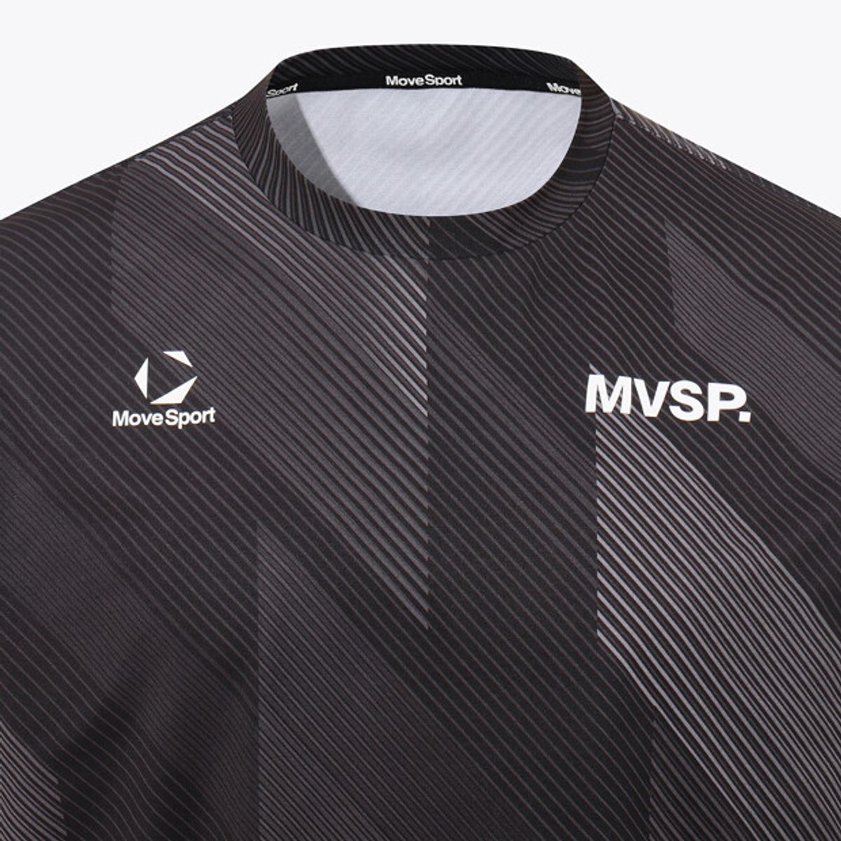 무브스포츠 바이 데상트(MOVESPORT BY DESCENTE) 랠리 스타디움 오버핏 반팔 티셔츠 블랙 VS121ETS14