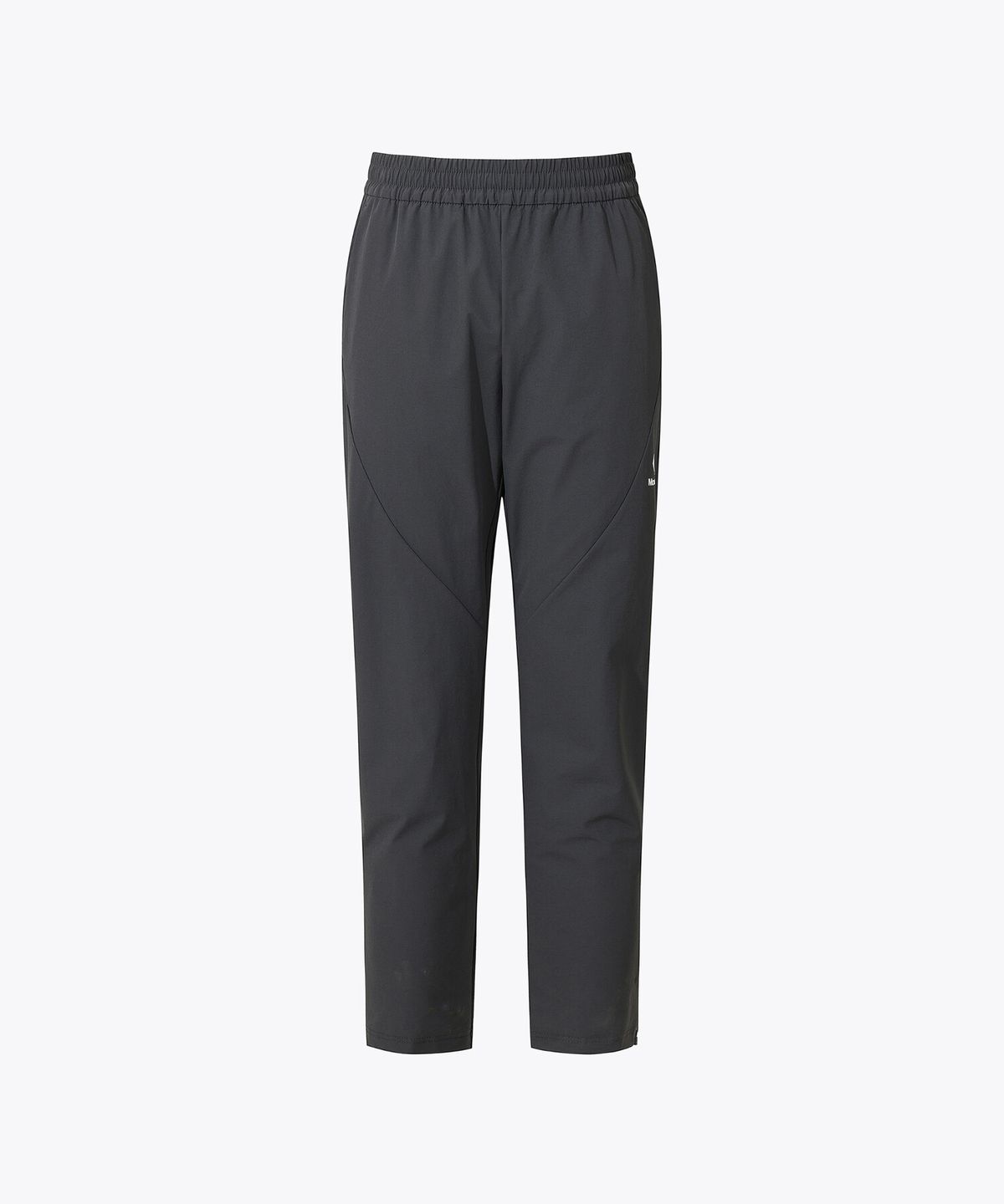 무브스포츠 바이 데상트(MOVESPORT BY DESCENTE) 로고 우븐 트레이닝 팬츠 차콜 VS121EWP11