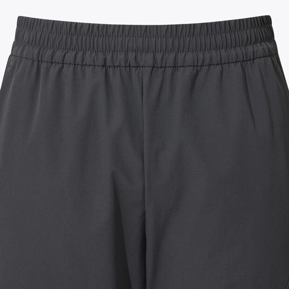 무브스포츠 바이 데상트(MOVESPORT BY DESCENTE) 로고 우븐 트레이닝 팬츠 차콜 VS121EWP11
