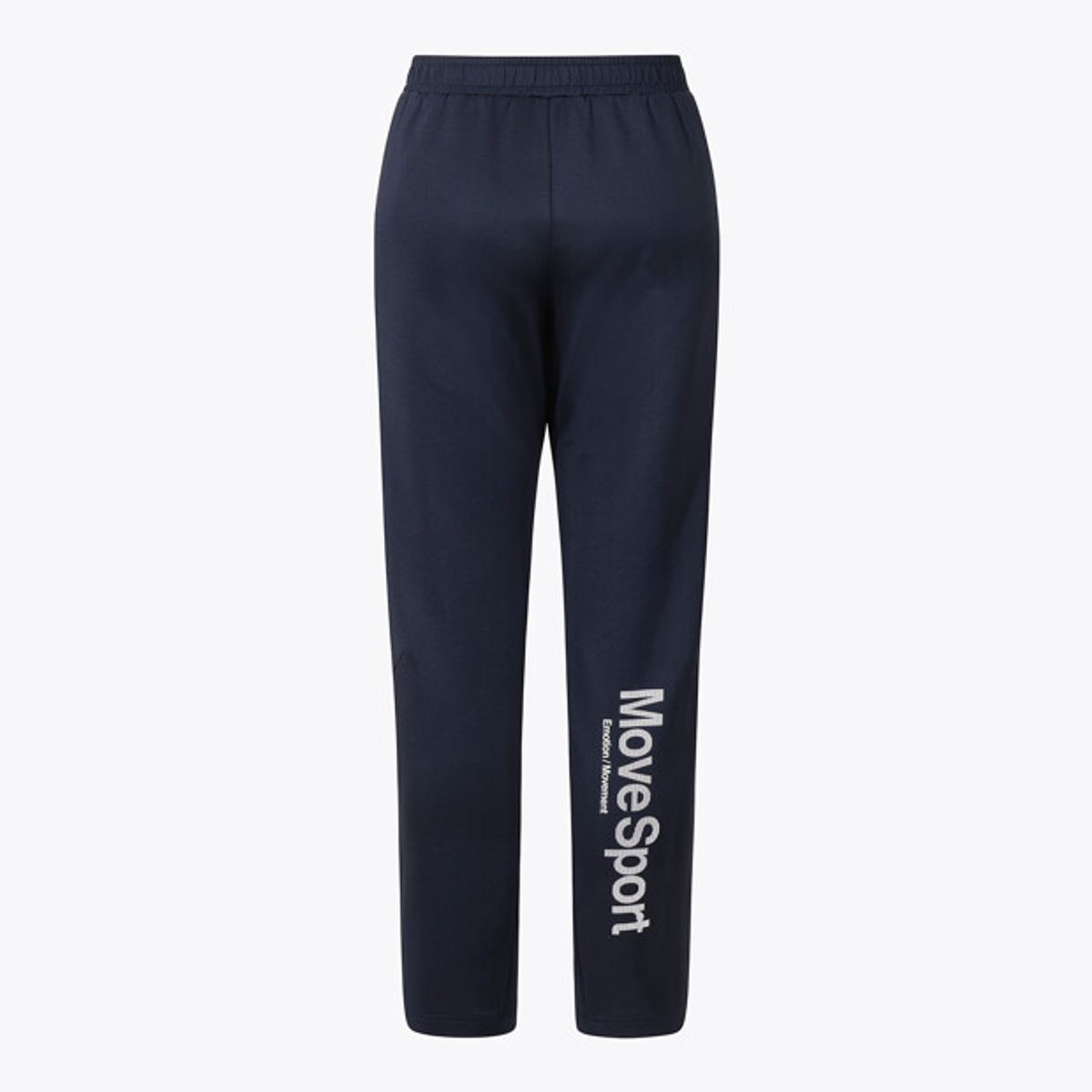 무브스포츠 바이 데상트(MOVESPORT BY DESCENTE) 워딩 그래픽 트레이닝 팬츠 네이비 VS121EFP11