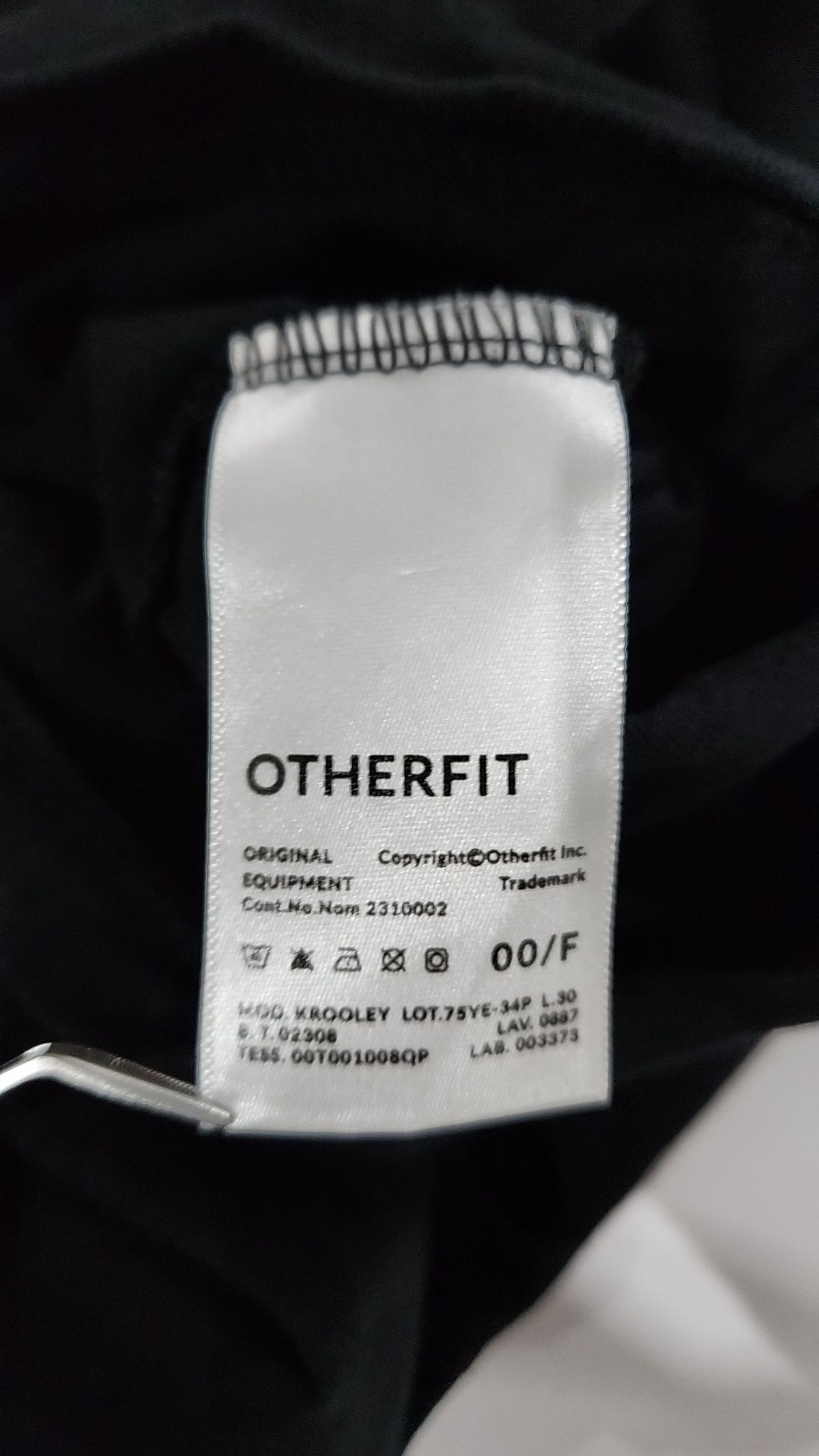 아더피츠(OTHERFITS) 반소매 티셔츠 FREE