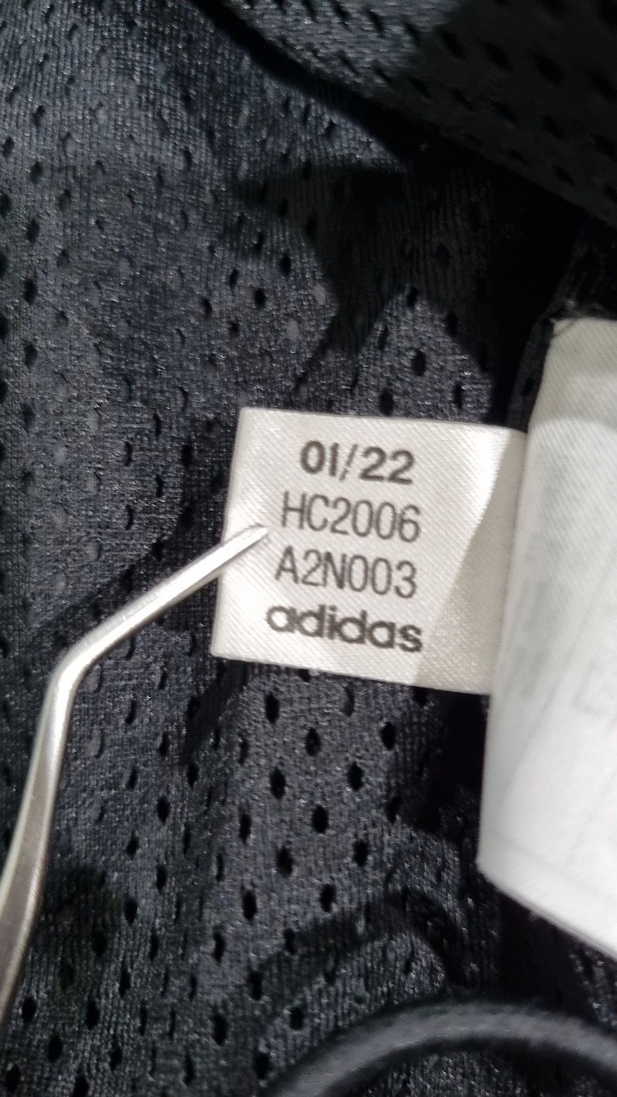 아디다스(ADIDAS) 락업 윈드브레이커 - 블랙 / HC2006 S