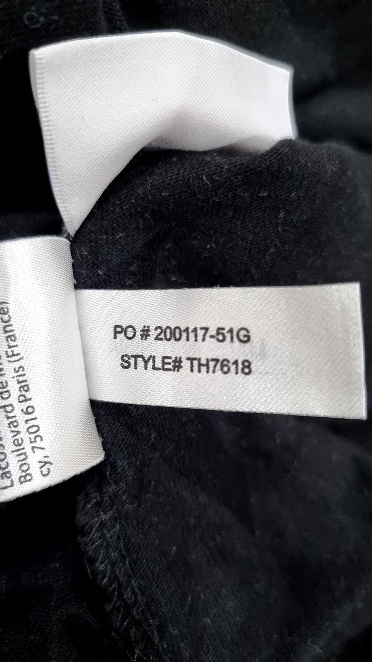 라코스테(LACOSTE) 공용 크루넥 반팔 티셔츠 LCST TH7618-20B166 XL