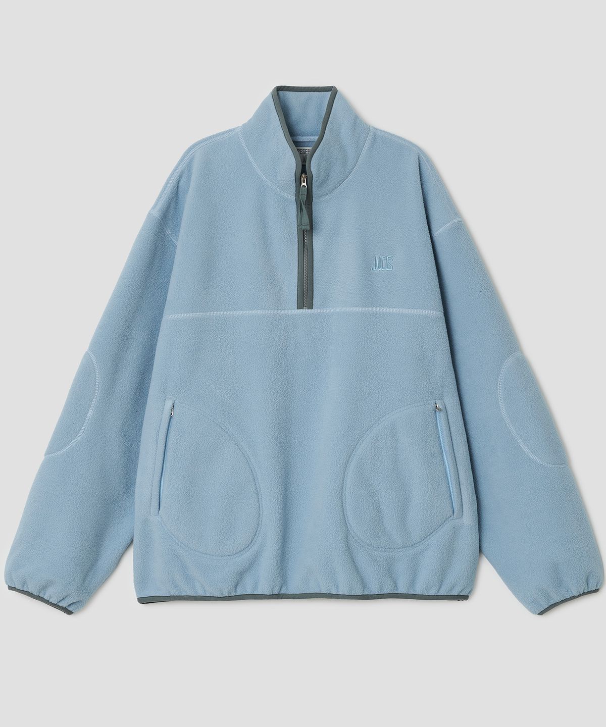 타입서비스(TYPESERVICE) Half Zip Fleece Pullover [Blue]