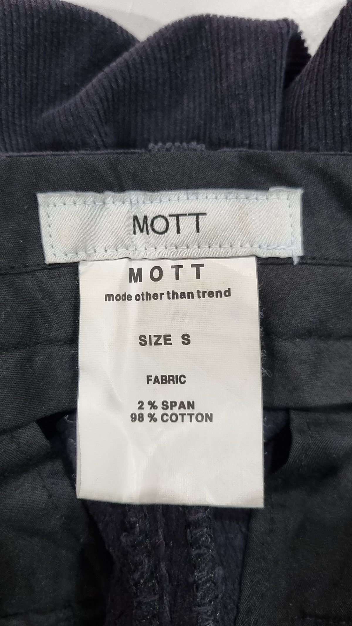 모트(MOTT) 코튼 팬츠 S