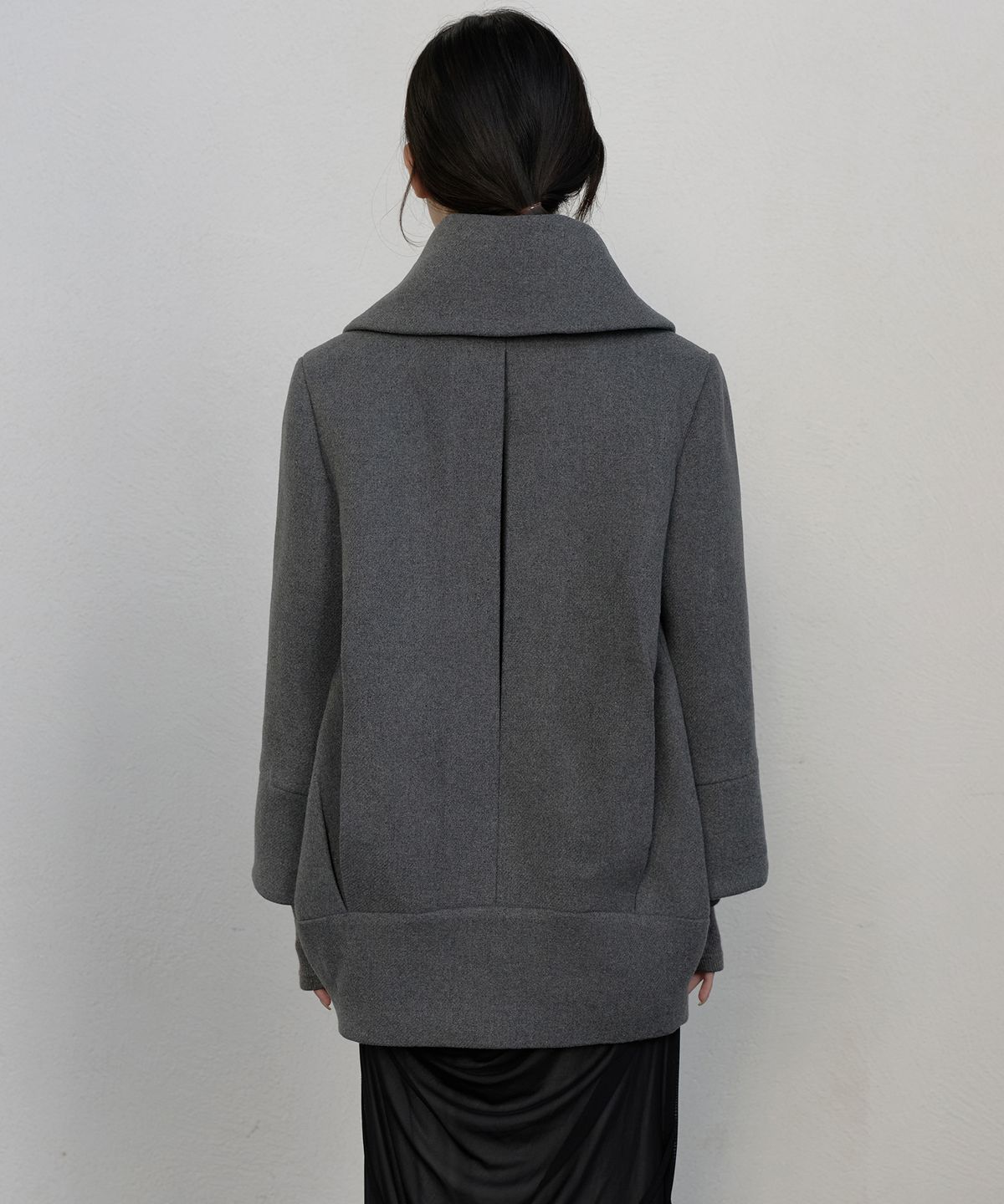 플레어업(FLAREUP) Layered Double Wool Coat (FL-060_Gray)