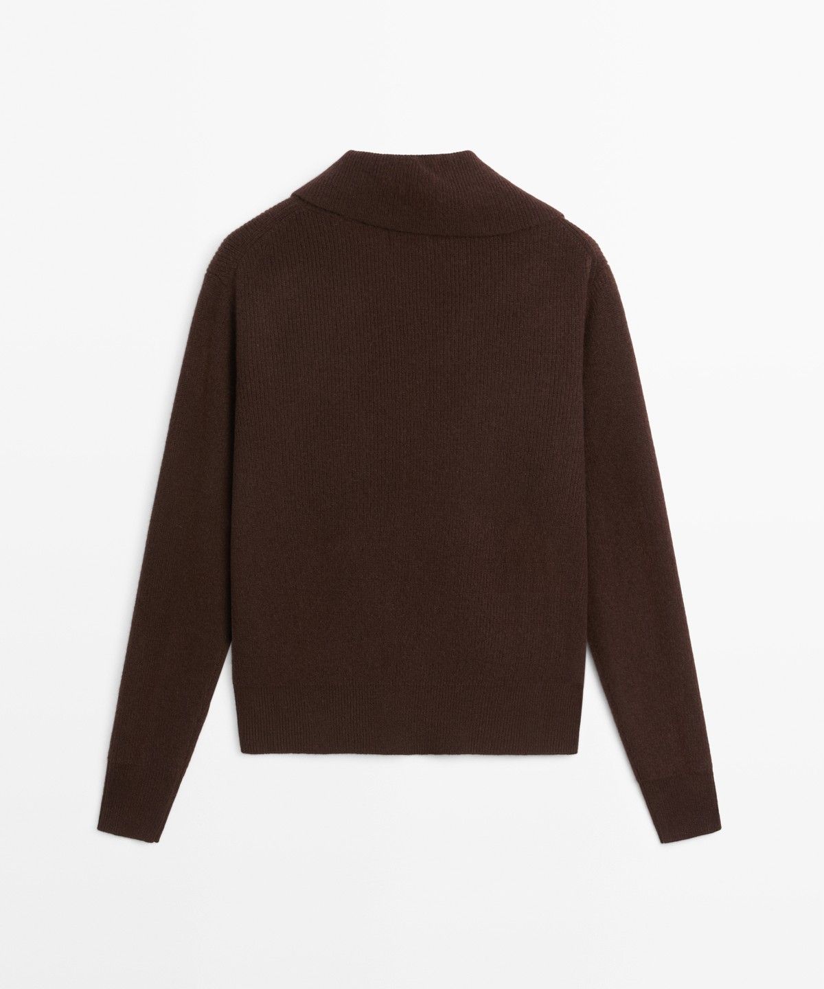 마시모두띠(MASSIMO DUTTI) 펄 장식 퍼널넥 니트 가디건