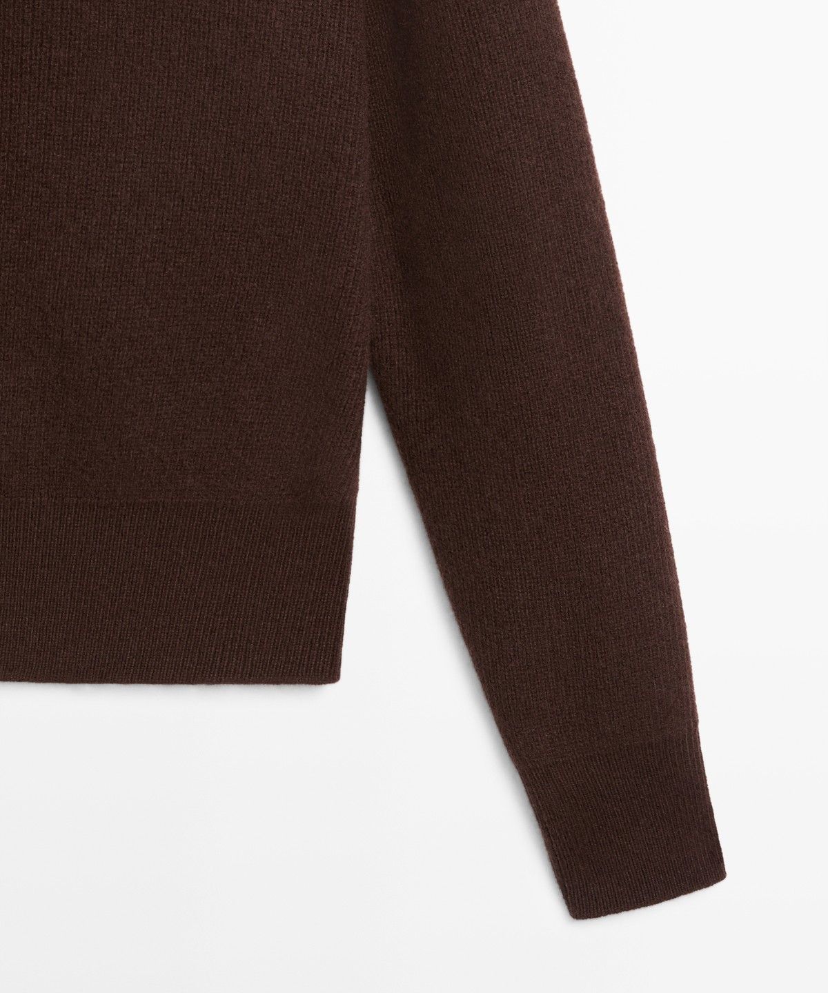 마시모두띠(MASSIMO DUTTI) 펄 장식 퍼널넥 니트 가디건