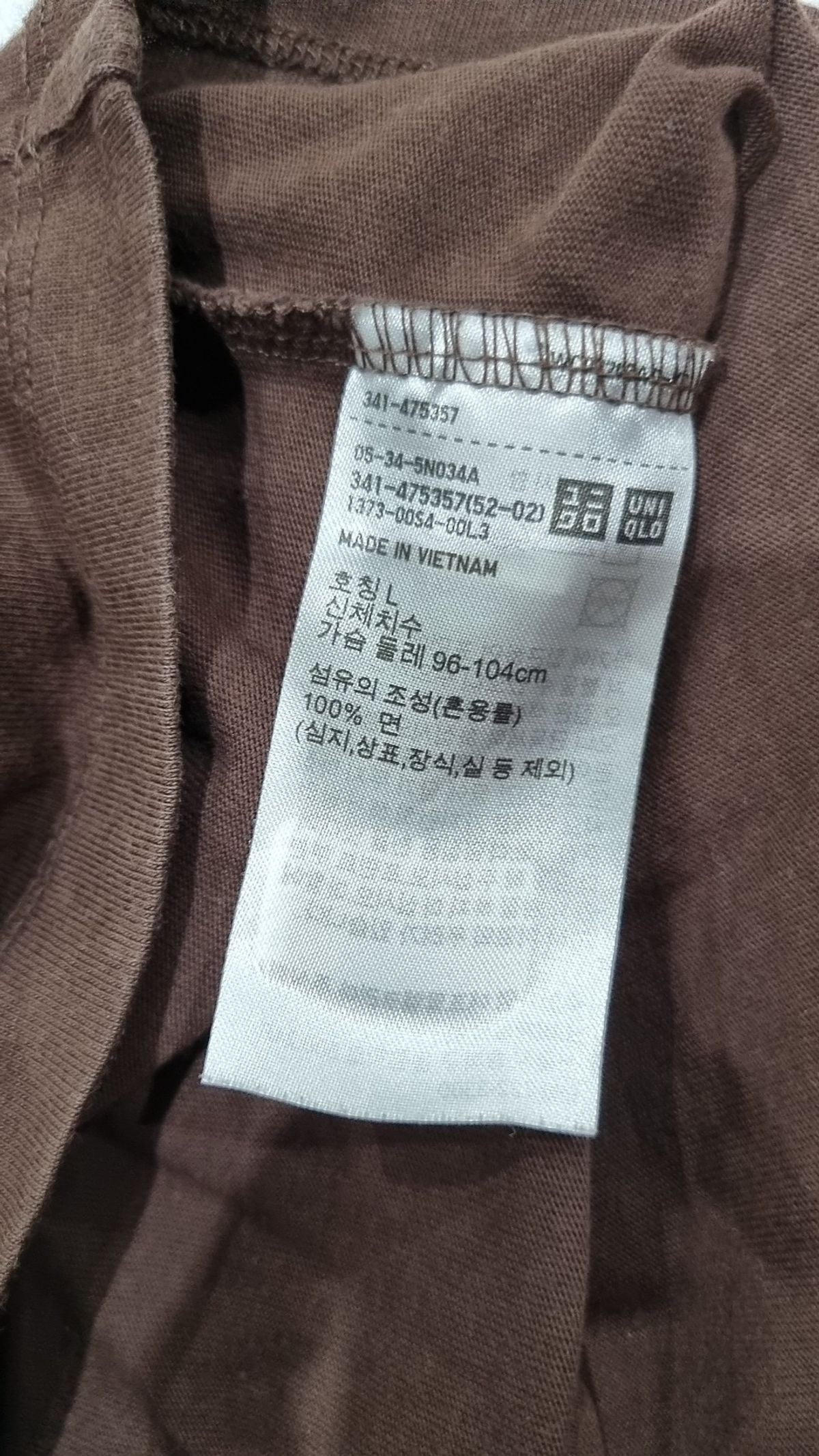 유니클로(UNIQLO) 반소매 티셔츠 L