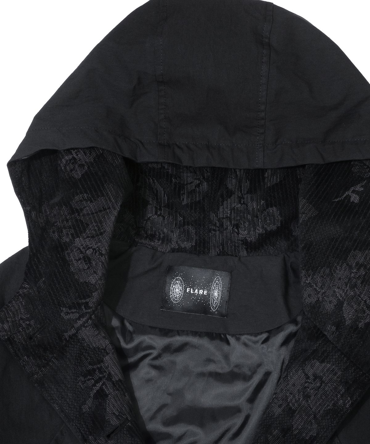 플레어업(FLAREUP) Orb Flap Hooded Parka (FL-064_Black)