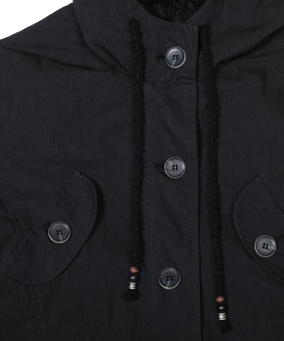 플레어업(FLAREUP) Orb Flap Hooded Parka (FL-064_Black)