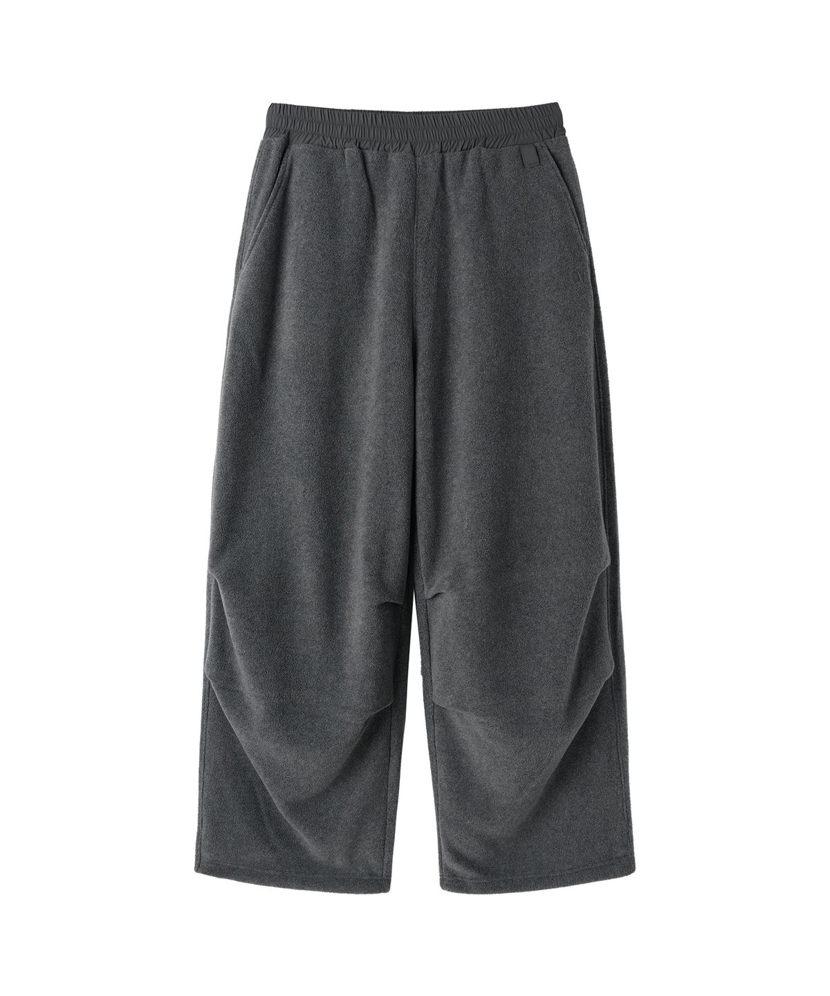 오픈야드(오와이)(OPENYARD(OY)) CONTOUR FLEECE TUCK PANTS - CHARCOAL