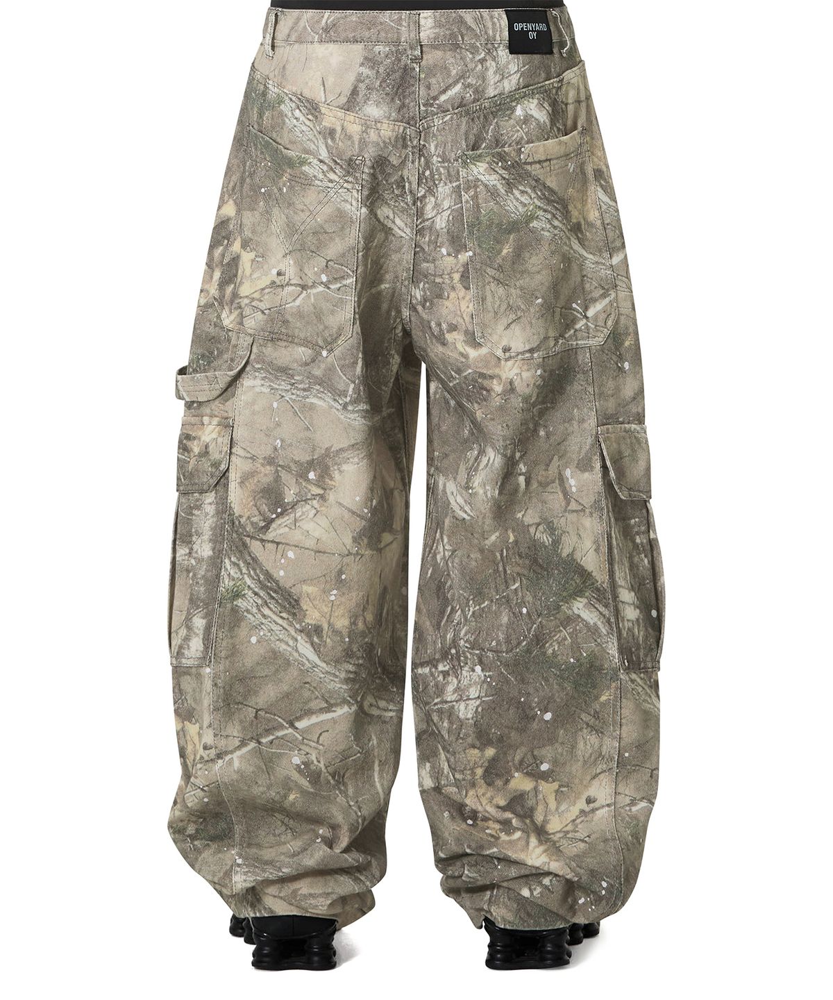 오픈야드(오와이)(OPENYARD(OY)) UNDERGROWTH CARGO WIDE VOLUME PANTS - FOREST CAMO