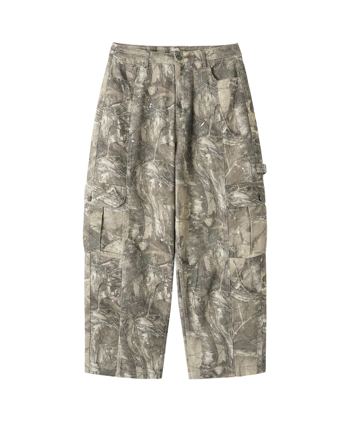 오픈야드(오와이)(OPENYARD(OY)) UNDERGROWTH CARGO WIDE VOLUME PANTS - FOREST CAMO