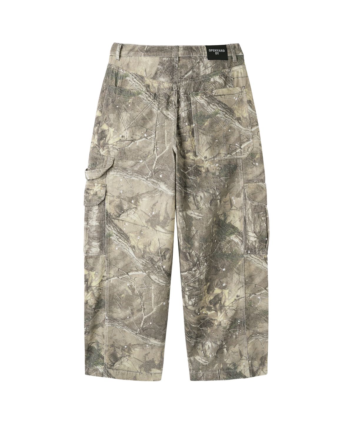 오픈야드(오와이)(OPENYARD(OY)) UNDERGROWTH CARGO WIDE VOLUME PANTS - FOREST CAMO
