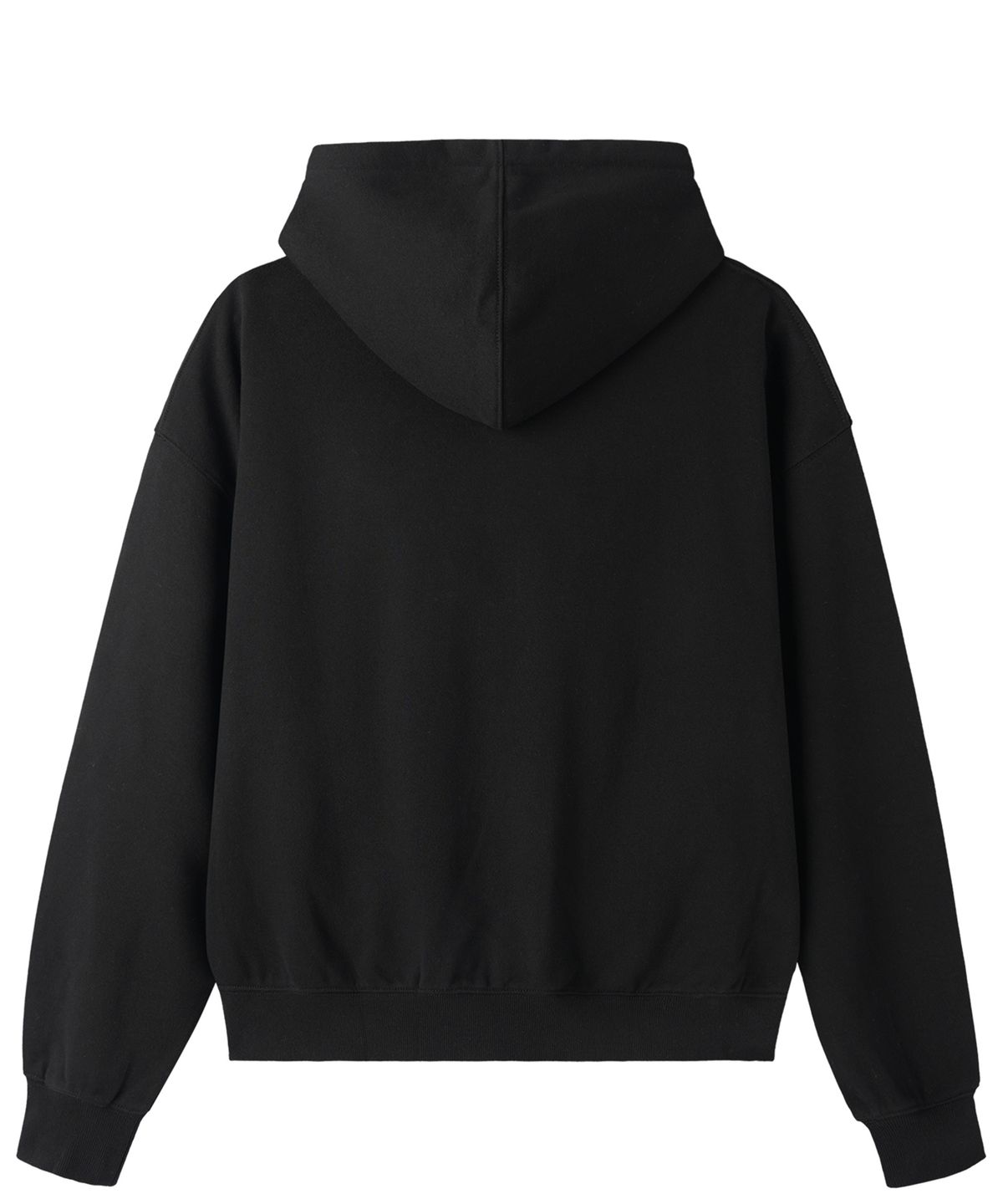 오픈야드(오와이)(OPENYARD(OY)) FADED PORTRAIT HOODIE - BLACK