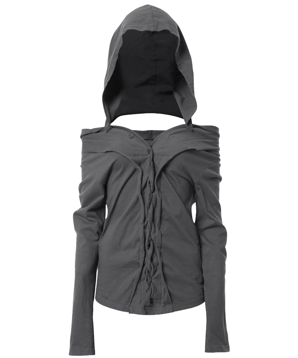 플레어업(FLAREUP) Braided Cardigan (FL-106_Dark Gray)