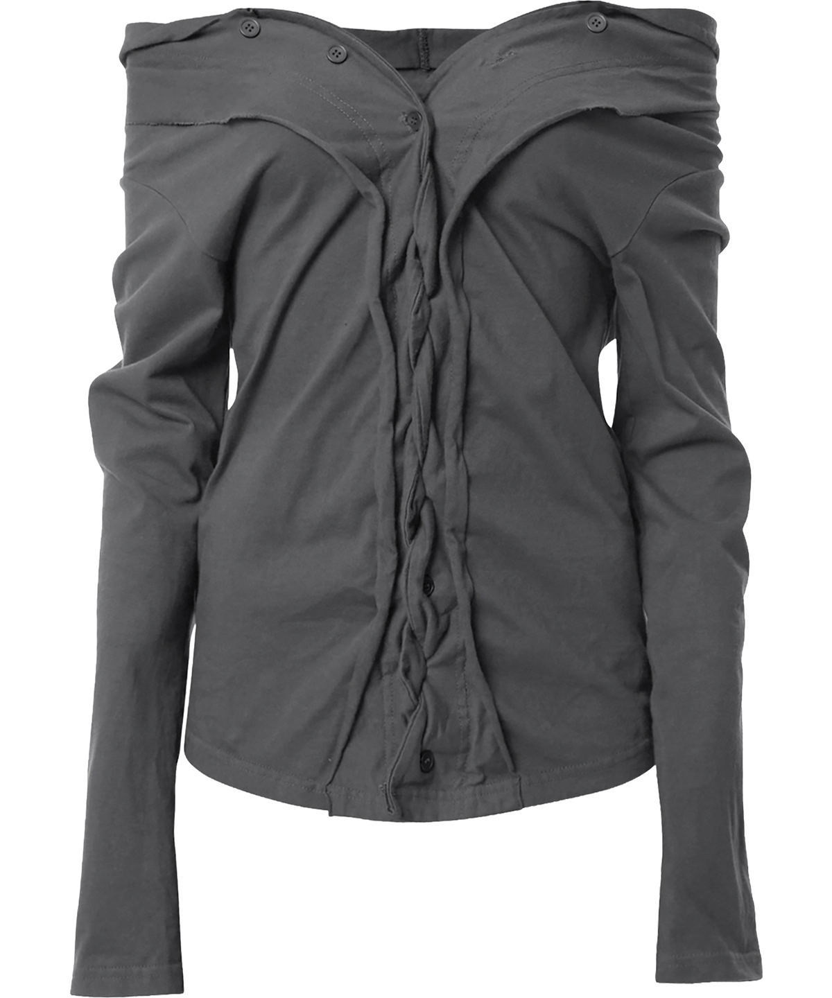 플레어업(FLAREUP) Braided Cardigan (FL-106_Dark Gray)