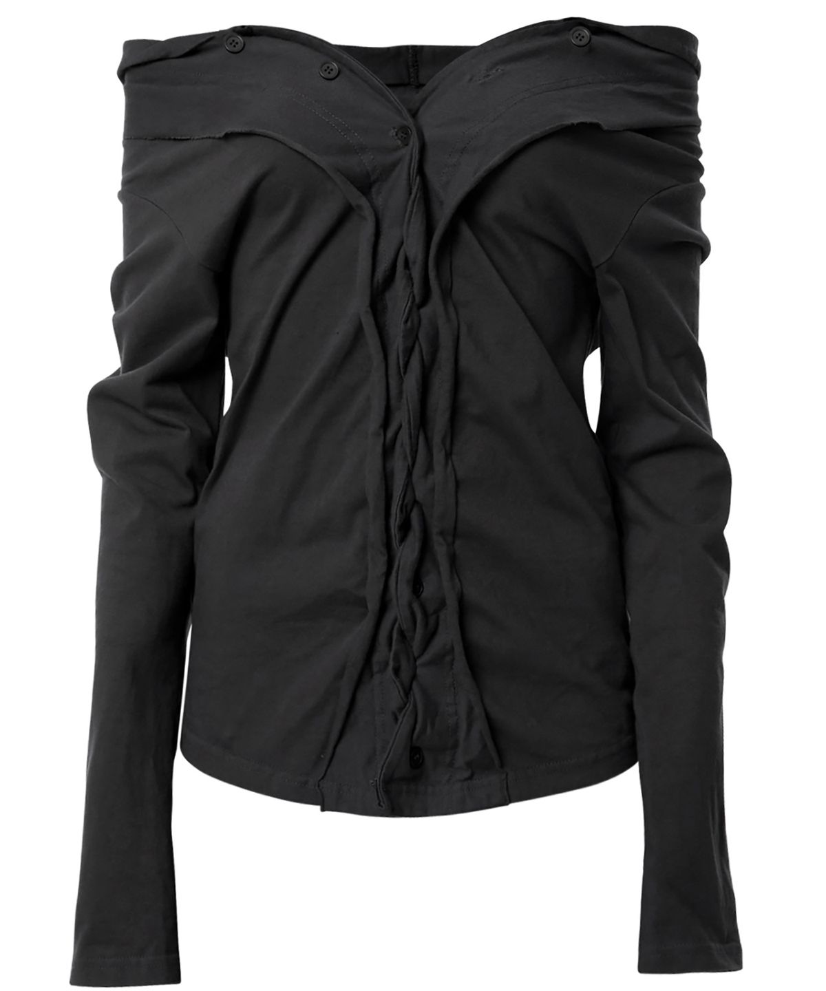 플레어업(FLAREUP) Braided Cardigan (FL-106_Black)