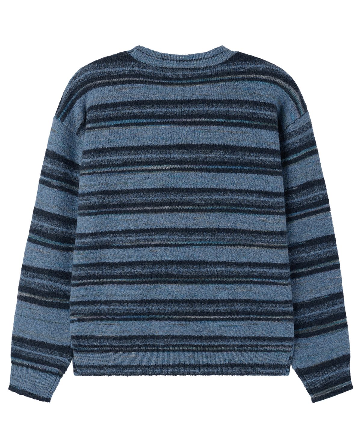 오픈야드(오와이)(OPENYARD(OY)) BRUSH STRIPE KNIT - BLUE