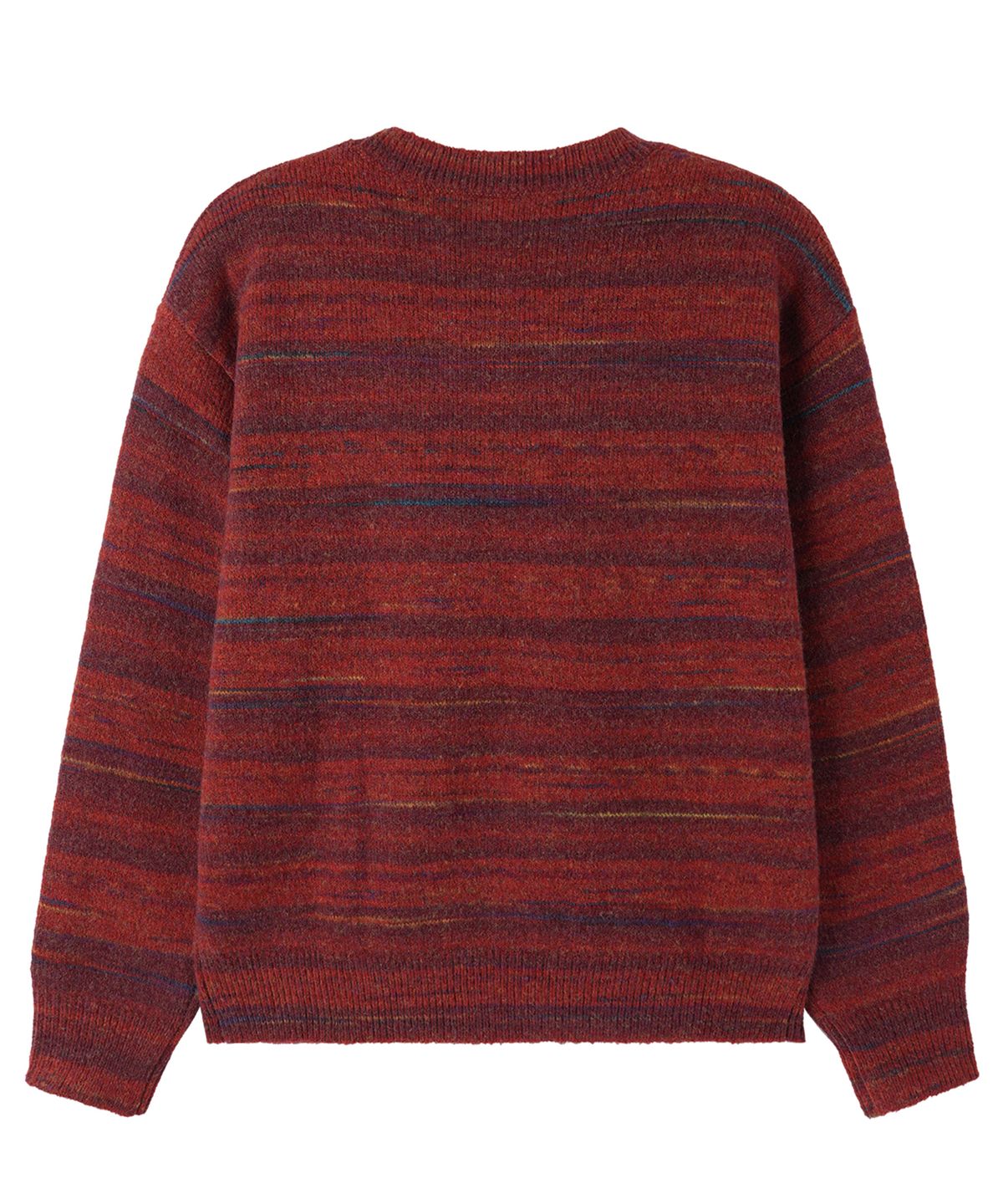 오픈야드(오와이)(OPENYARD(OY)) BRUSH STRIPE KNIT - RED