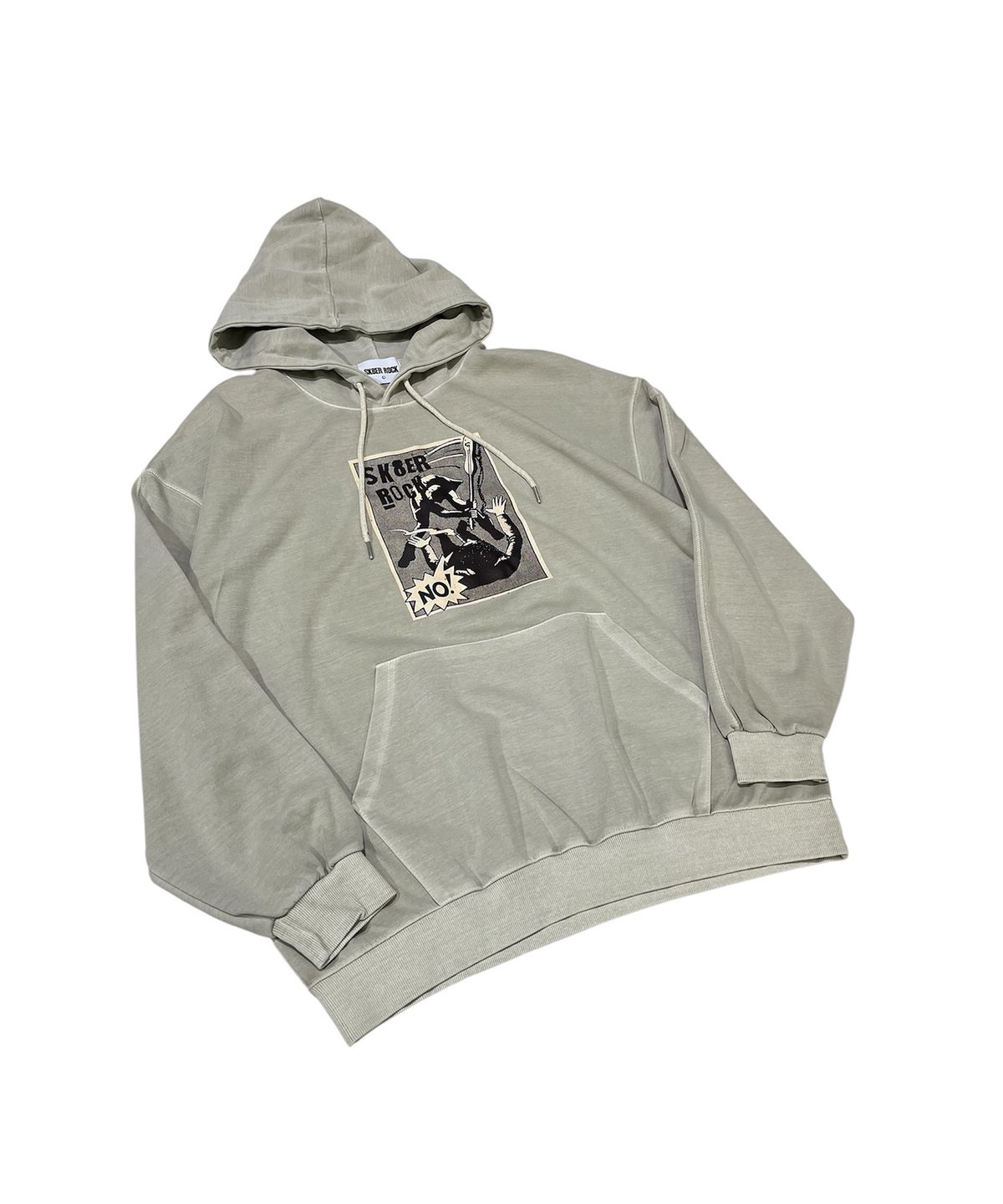 스케이터락(SK8ER ROCK) No Control Pigment Sweat Hooide (Beige)