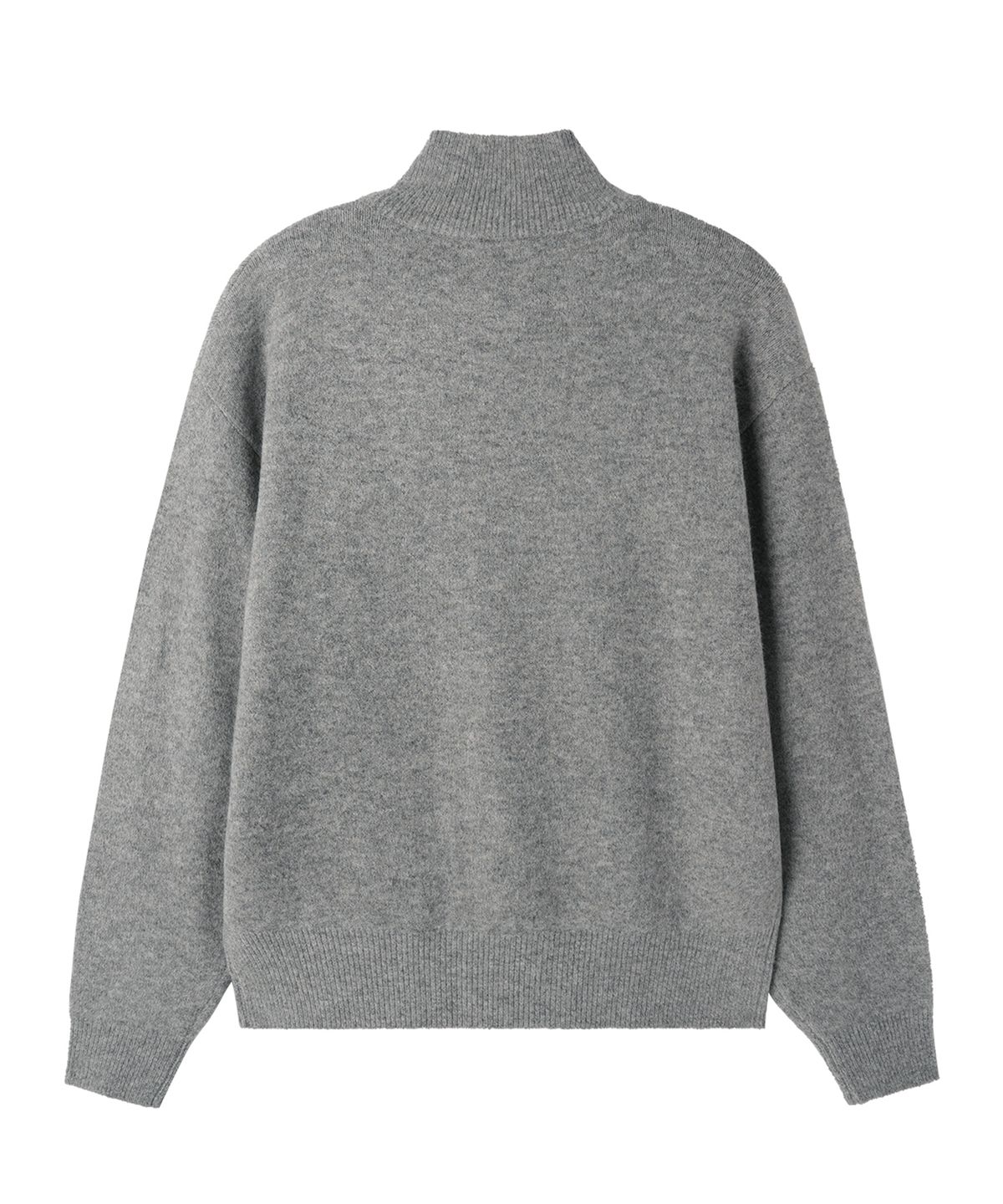 오픈야드(오와이)(OPENYARD(OY)) OFFSET NECK KNIT - MELANGE
