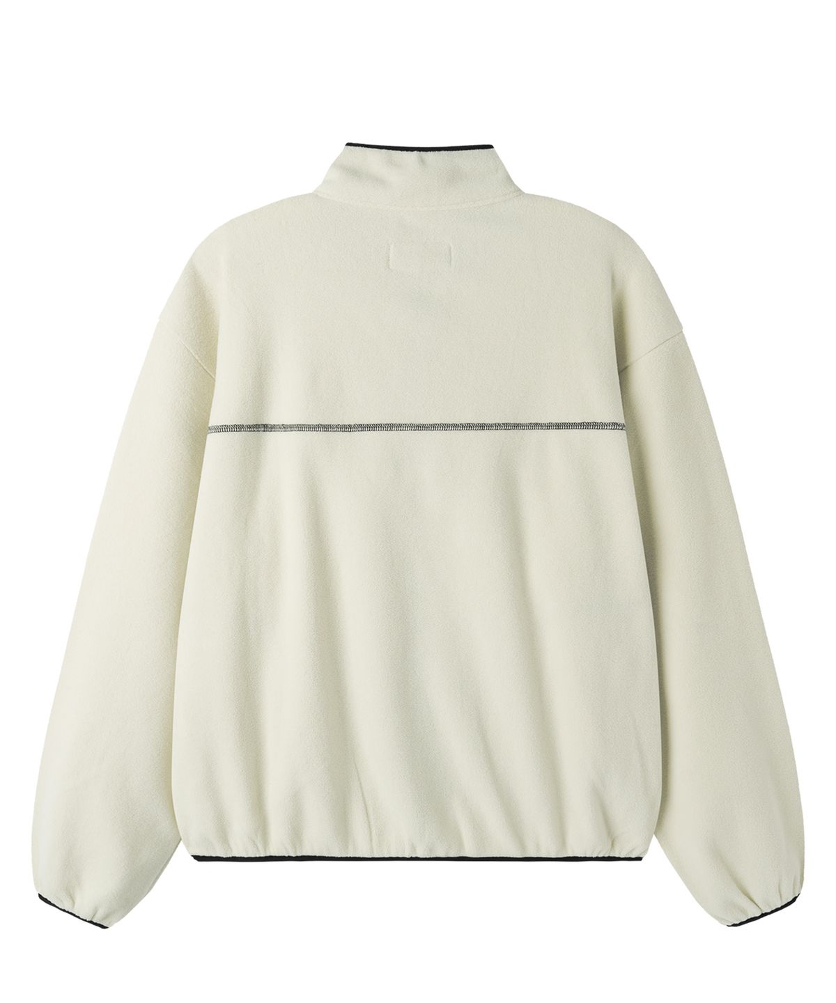 오픈야드(오와이)(OPENYARD(OY)) CURVED POCKET FLEECE JACKET - IVORY