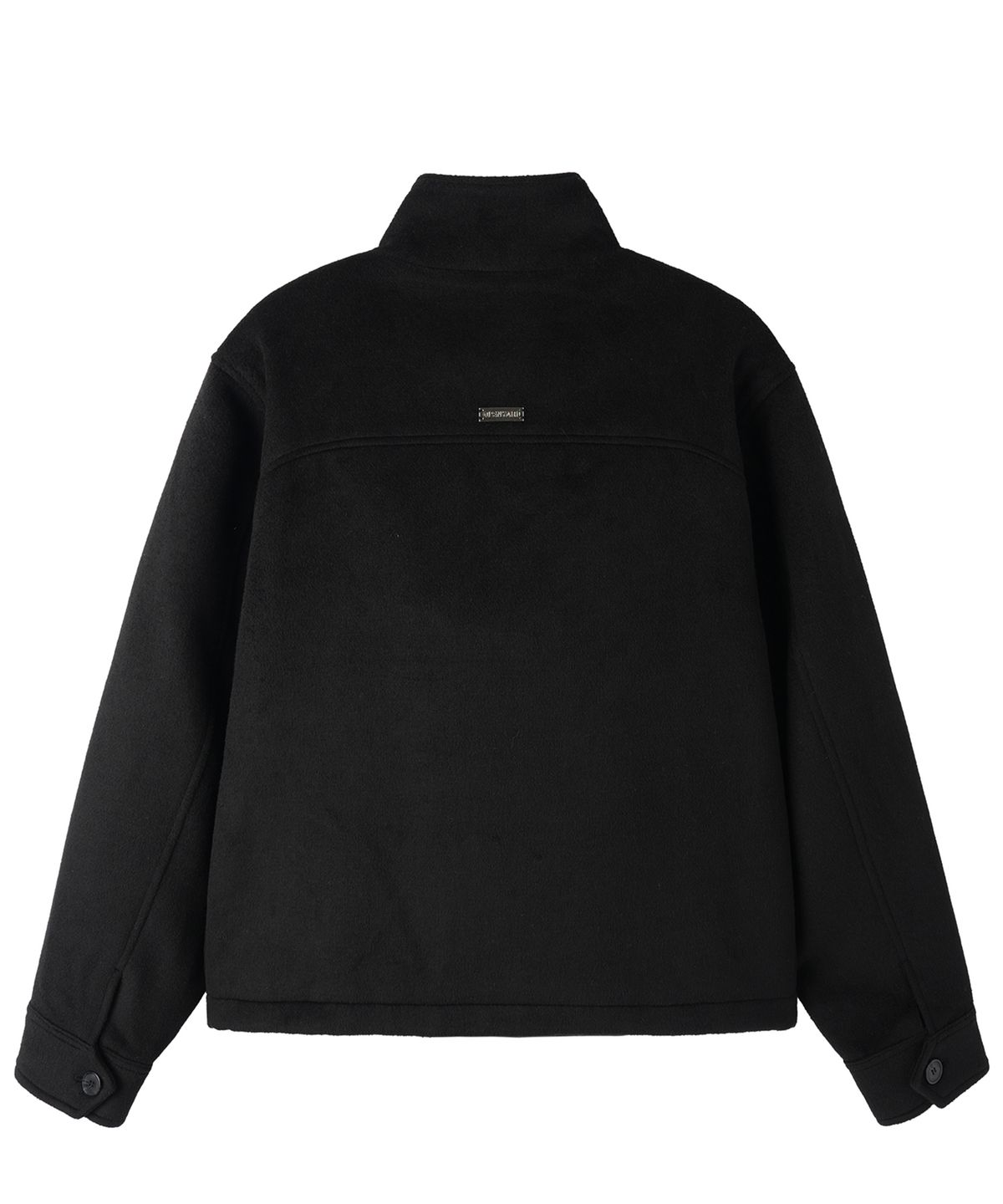 오픈야드(오와이)(OPENYARD(OY)) WRAP SHORT COAT - BLACK