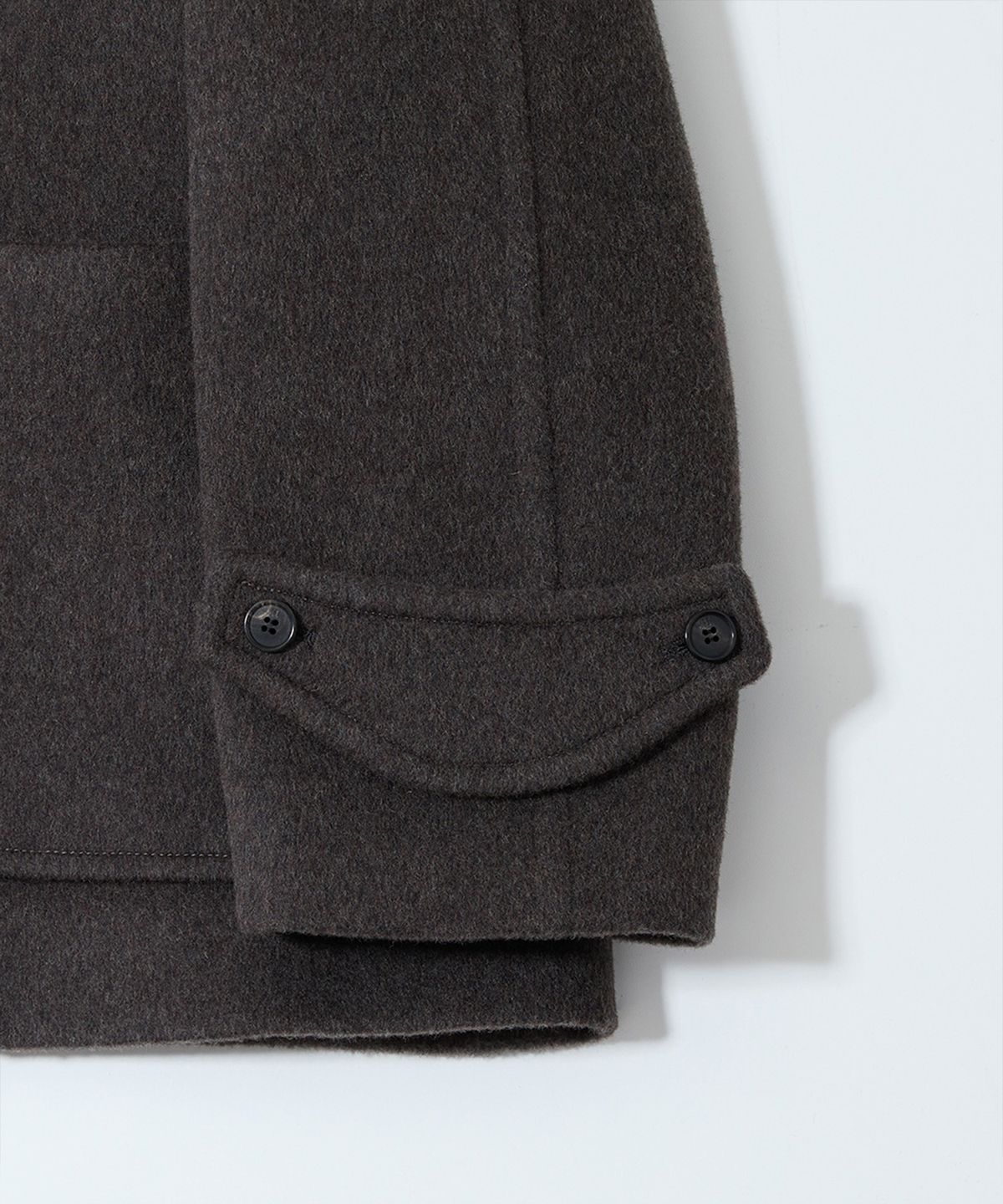 홀리선(HORLISUN) Newyear Wool Half Coat Spain Olive