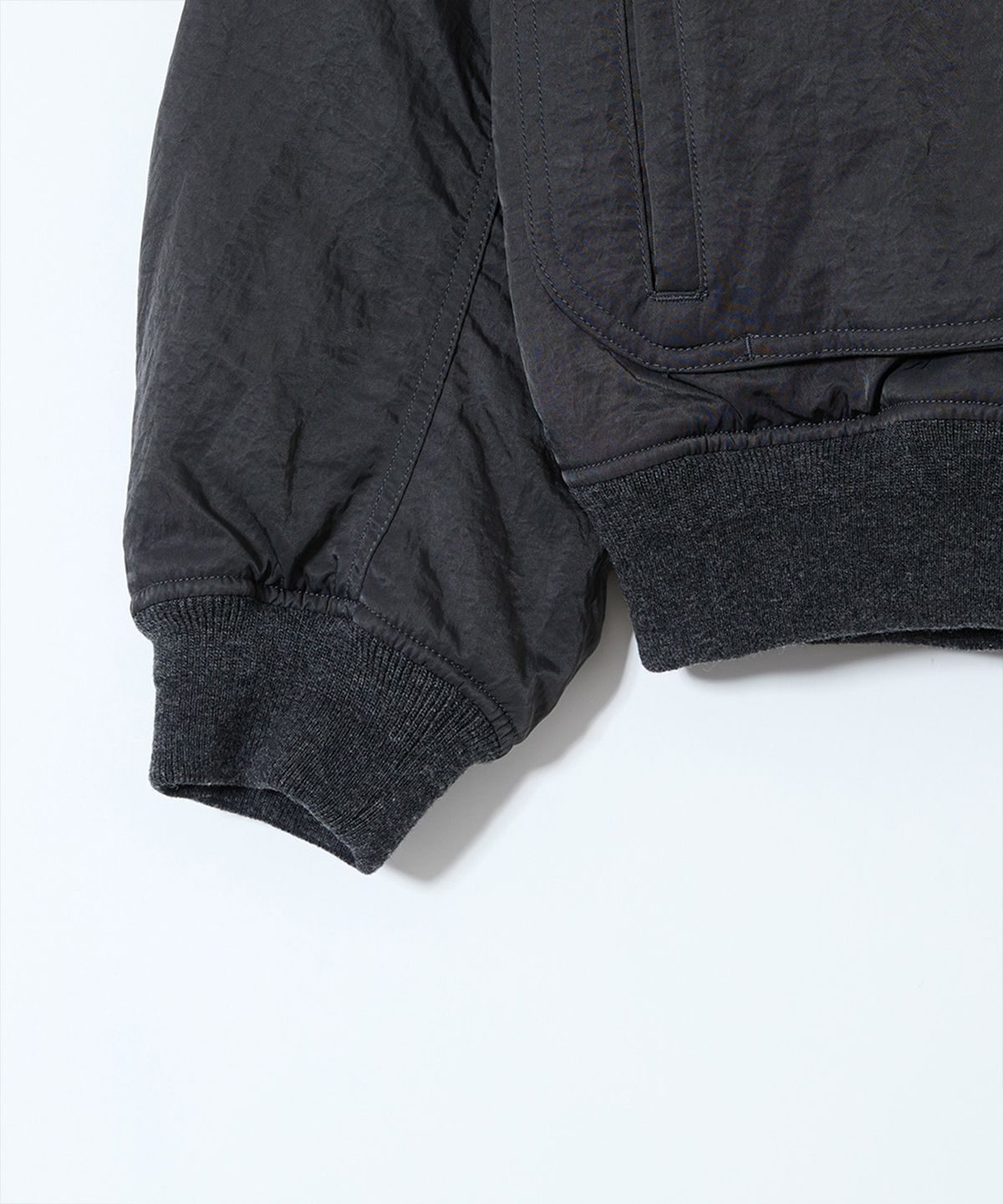 홀리선(HORLISUN) Airborne Nylon Padding Jacket Charcoal