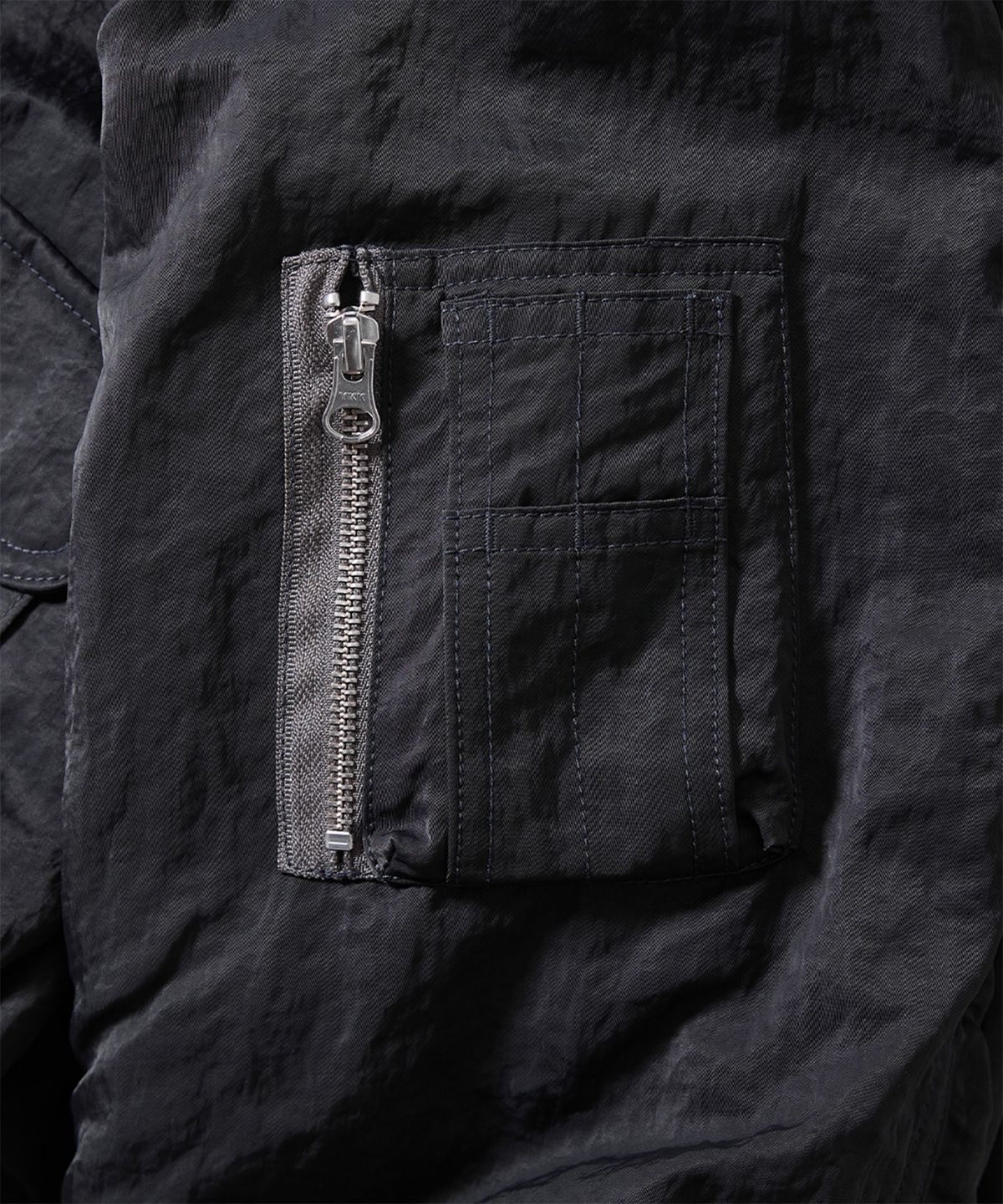 홀리선(HORLISUN) Airborne Nylon Padding Jacket Charcoal