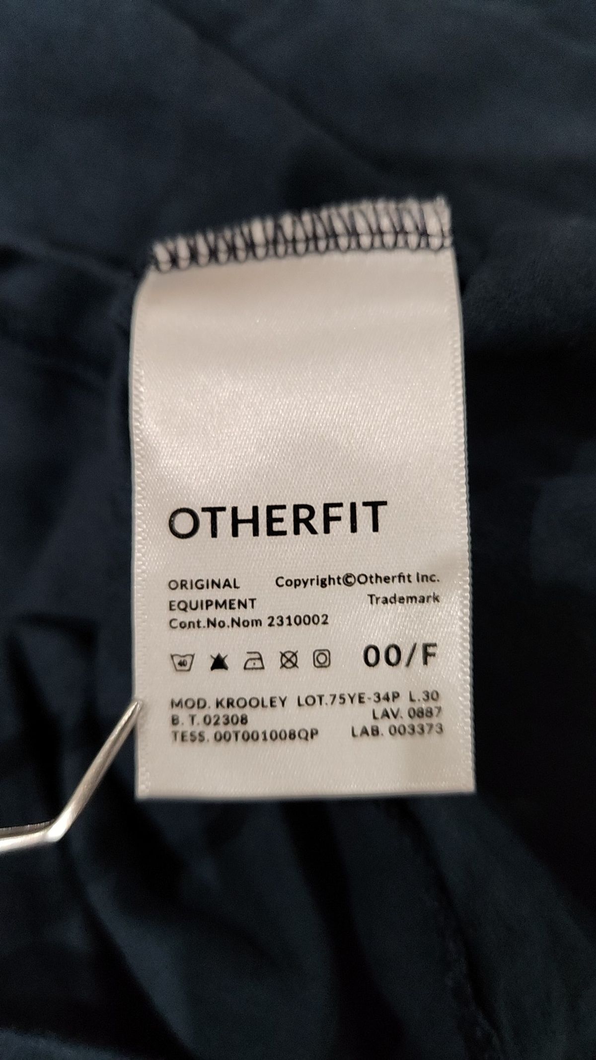 아더피츠(OTHERFITS) 반소매 티셔츠 FREE