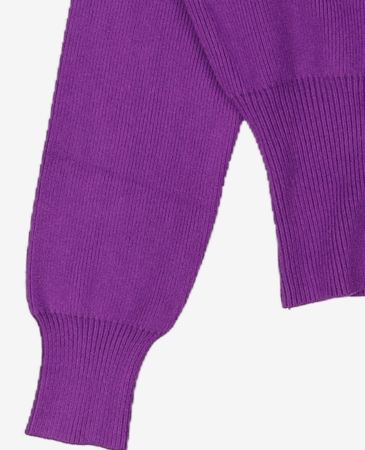 어반드레스(AVANDRESS) Balloon Ribbed Cardigan PURPLE M