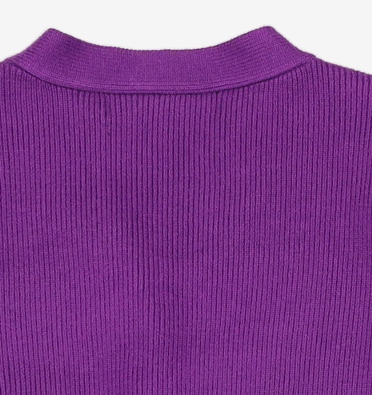 어반드레스(AVANDRESS) Balloon Ribbed Cardigan PURPLE M