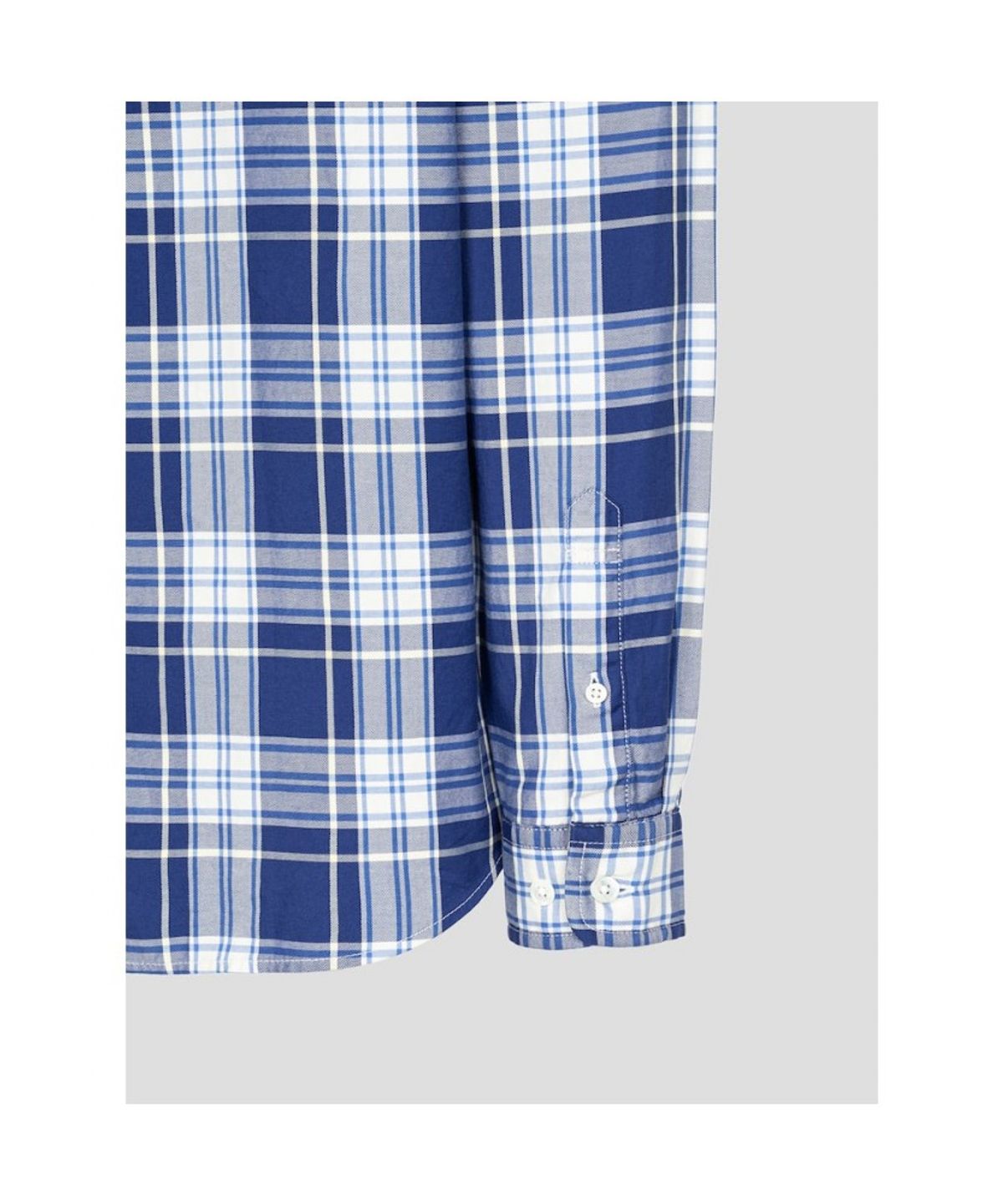 빈폴 멘(BEANPOLE MEN) 캐주얼 체크 셔츠  블루