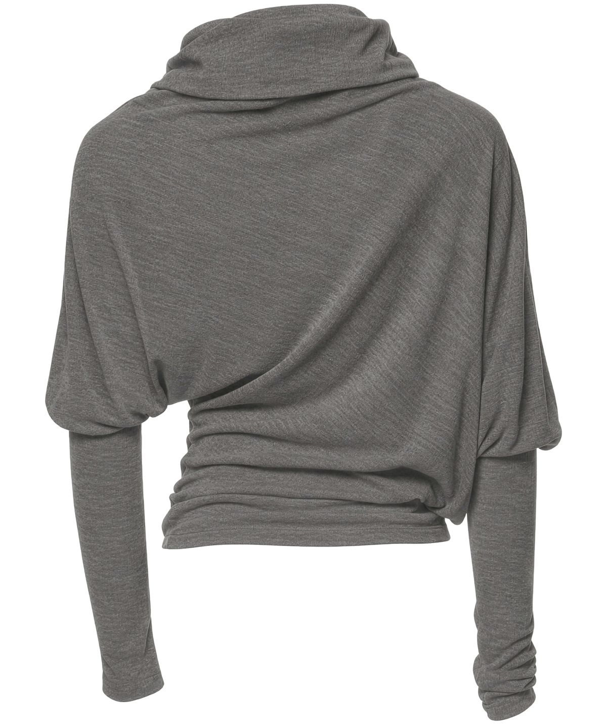 플레어업(FLAREUP) Knit Asymmetrical Long Sleeve (FL-193_Ash Brown)