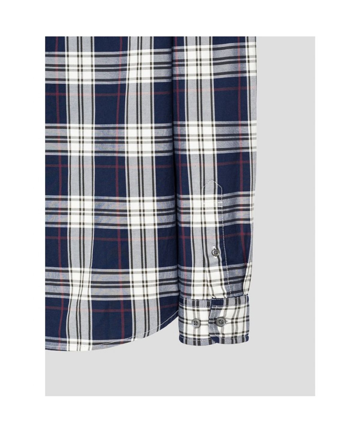 빈폴 멘(BEANPOLE MEN) 캐주얼 체크 셔츠  네이비