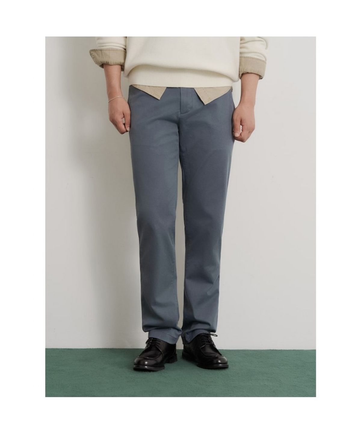 빈폴 멘(BEANPOLE MEN) [Essential] 클래식핏 치노 팬츠  그레이