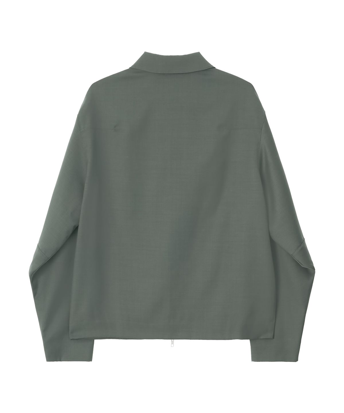 오아노(OANO) WOOL BLEND JACKET / CEMENT GREEN
