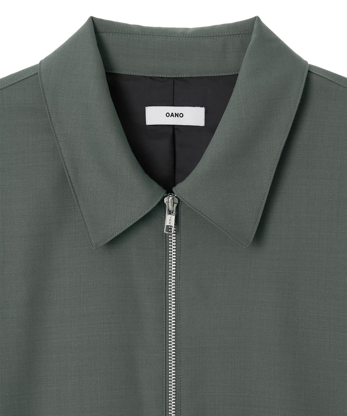 오아노(OANO) WOOL BLEND JACKET / CEMENT GREEN