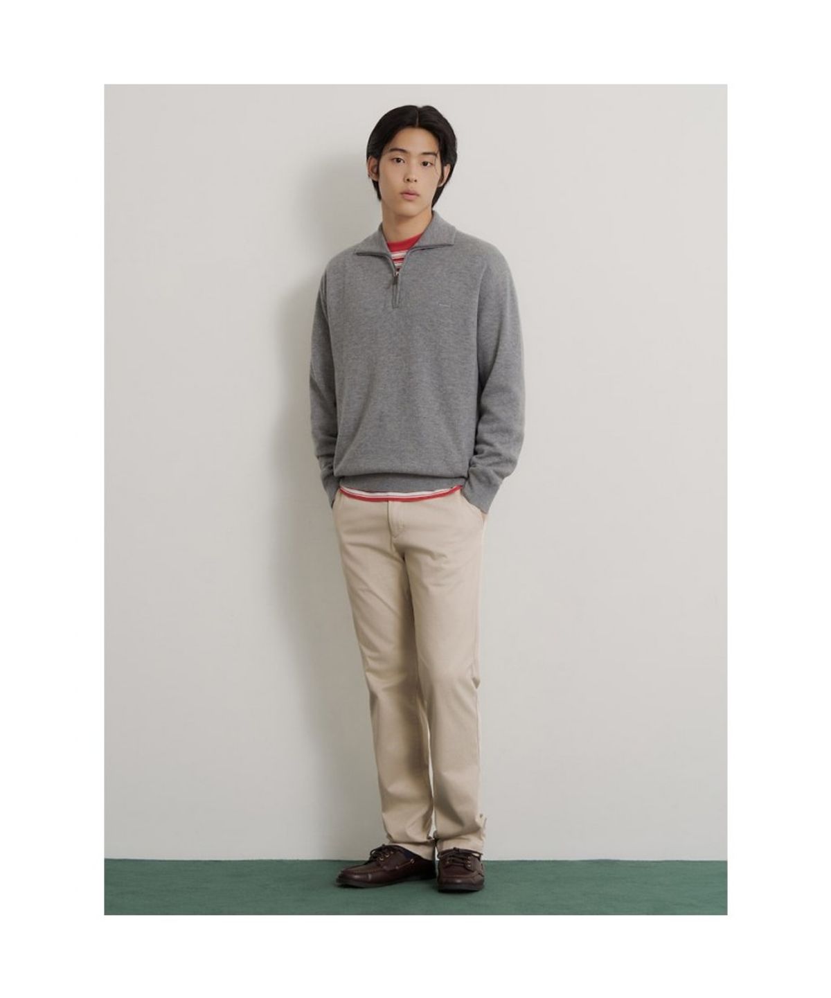 빈폴 멘(BEANPOLE MEN) [Essential] 클래식핏 치노 팬츠  베이지