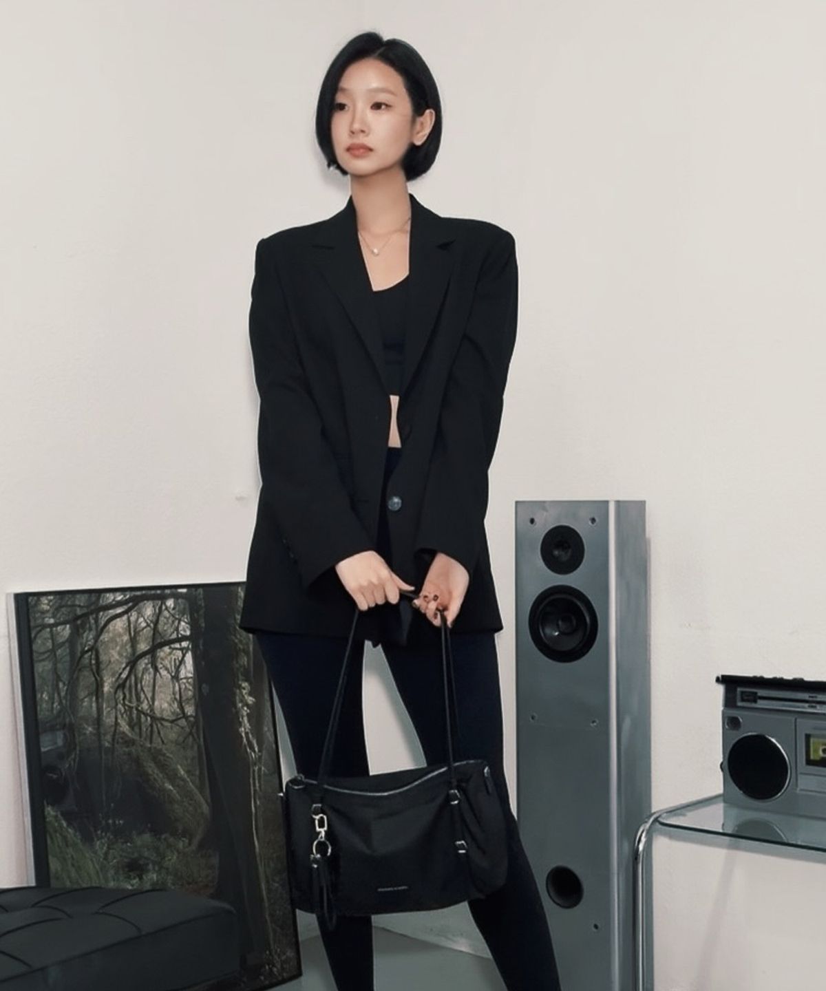 찰스앤키스(CHARLES & KEITH) 레비 나일론 숄더백 2colors CK2-20151614