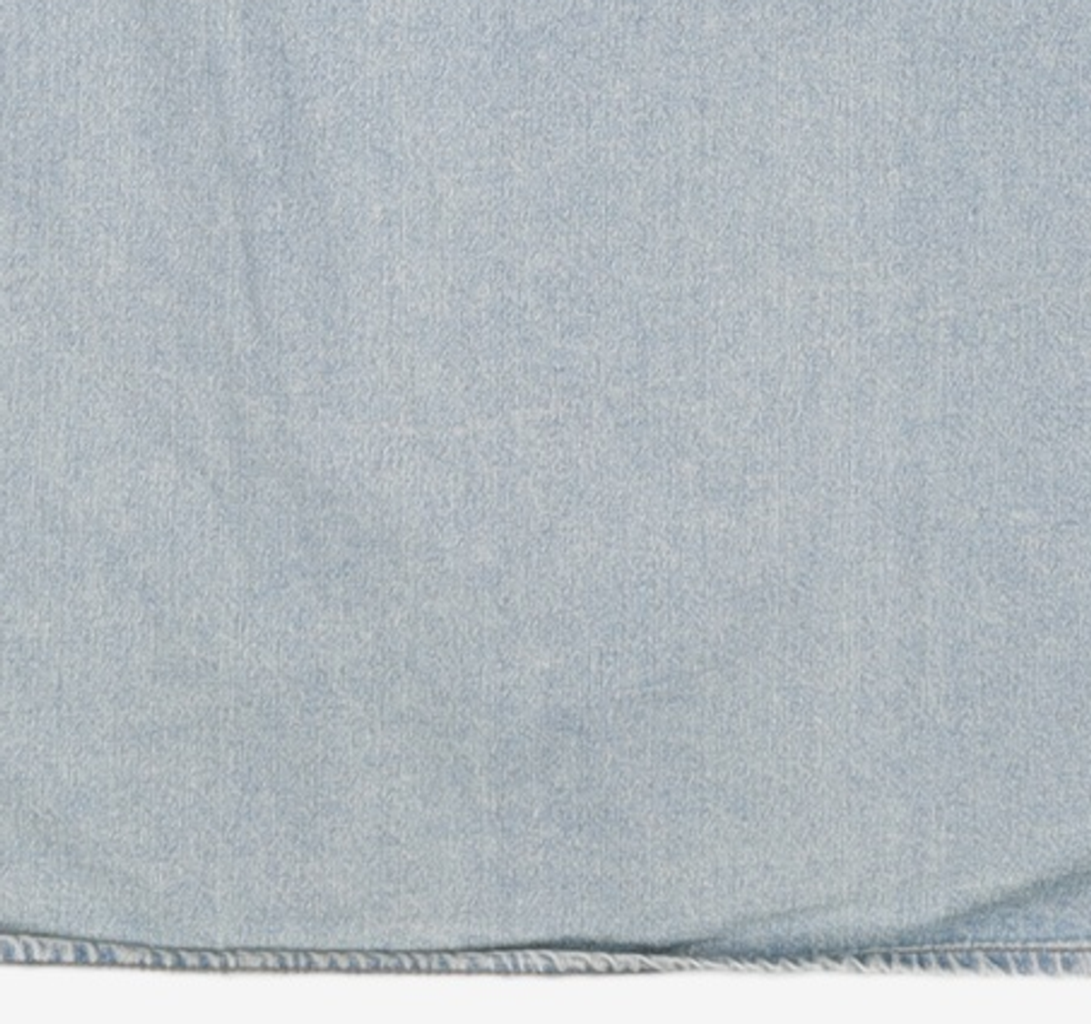 디스이즈네버댓(THISISNEVERTHAT) Washed Denim Zip S/S Shirt Black XL