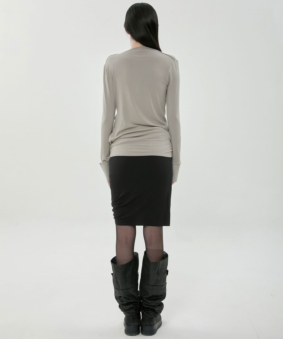 플레어업(FLAREUP) Miya Long Sleeve (FL-195_Ash Beige)